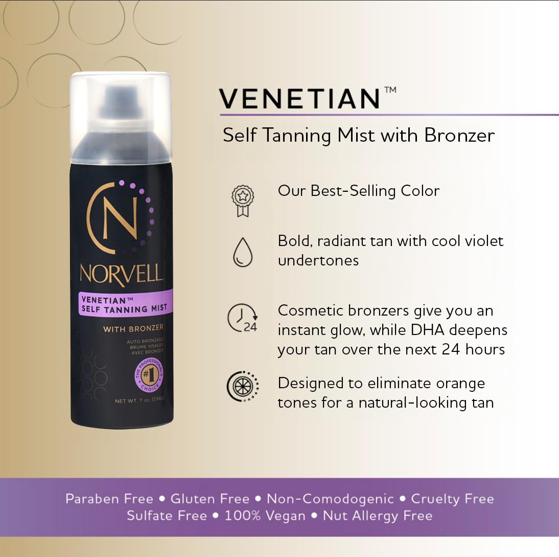 Norvell Venetian Professional Sunless Mist 7 Oz.