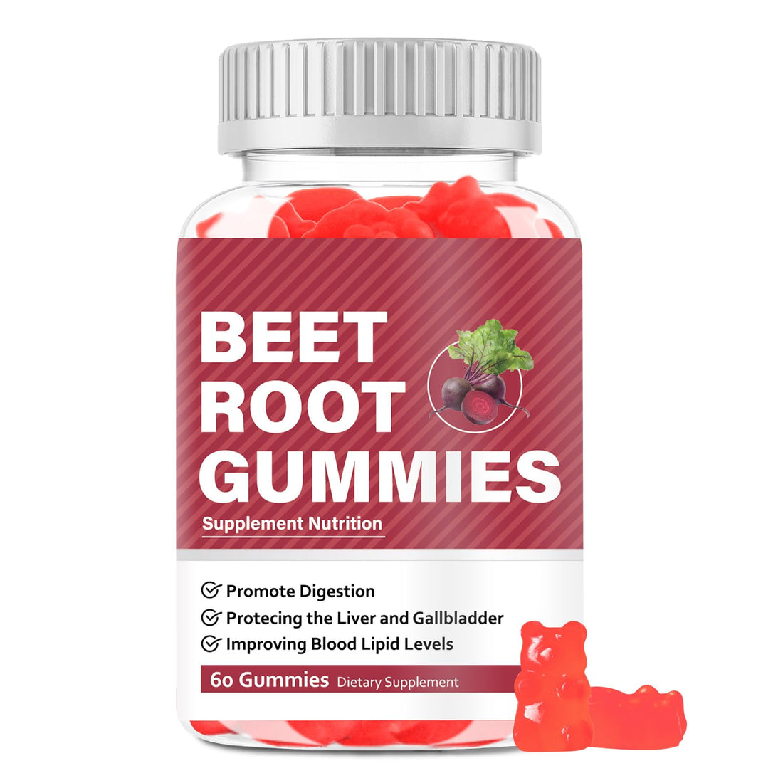 Velna zivs Beet Root Gummies Supplements, Beet Root Chewables, Beet Root Gummy Supplement for Adults, Energy Providing, Nutrition Supporting, Multivitamin