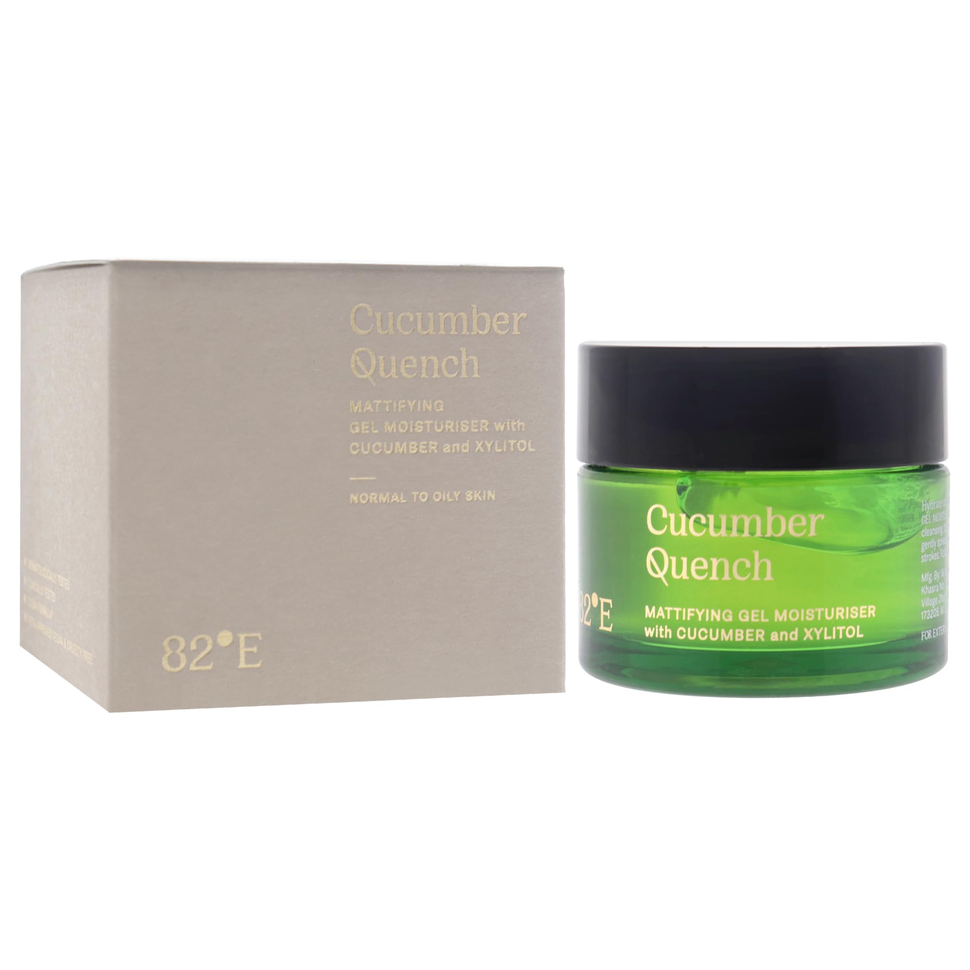 82E Cucumber Quench Mattifying Gel Moisturiser Mini for Women - 0.5 oz Moisturizer