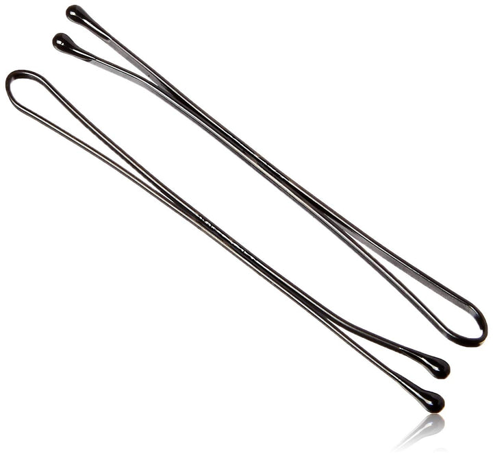 Interbeauty 2.75 Jumbo Pins Black Tipped Flat Style - 100 Pieces Tub Made In Usa