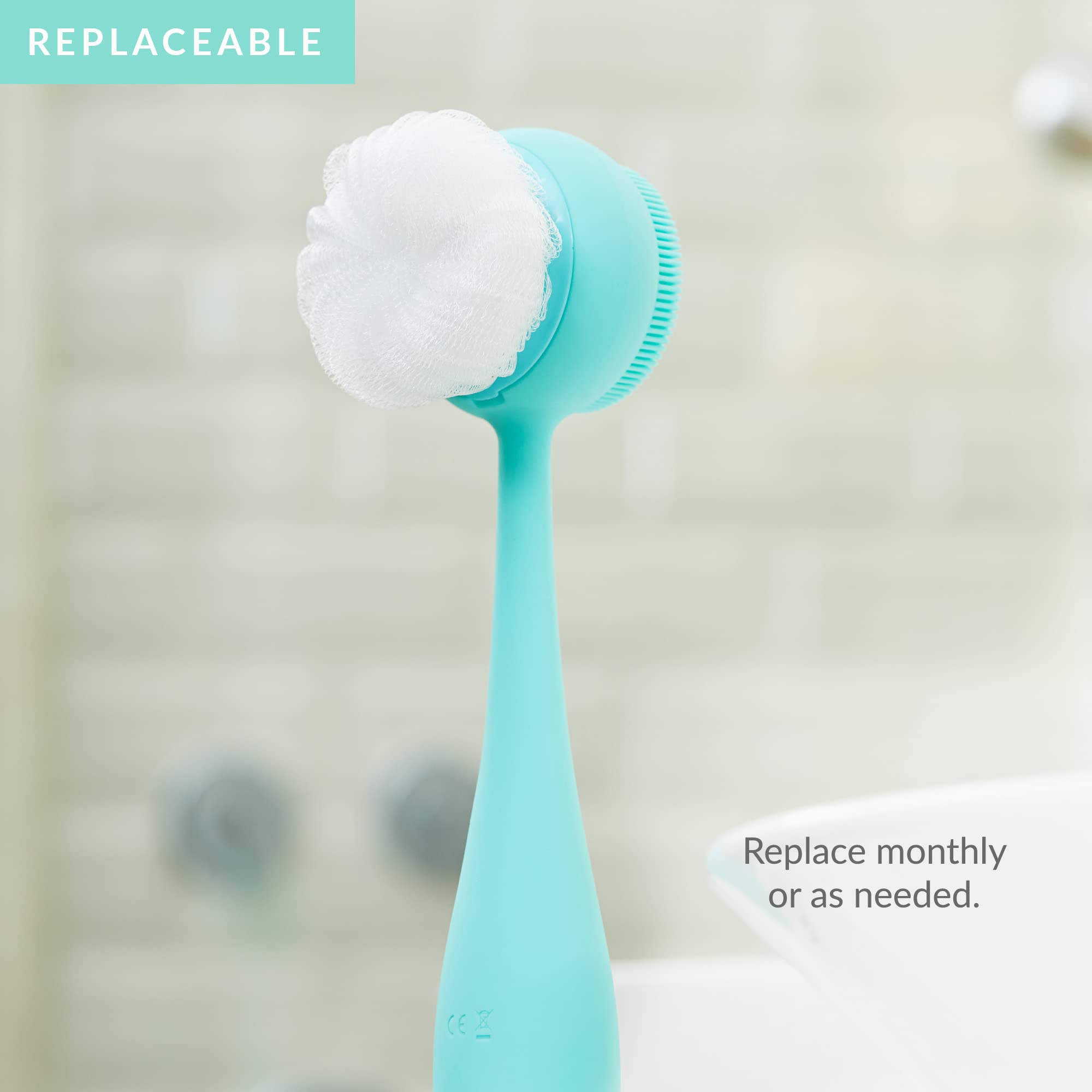 PMD silverscrub Silver-Infused Loofah Replacements, 2 ct.