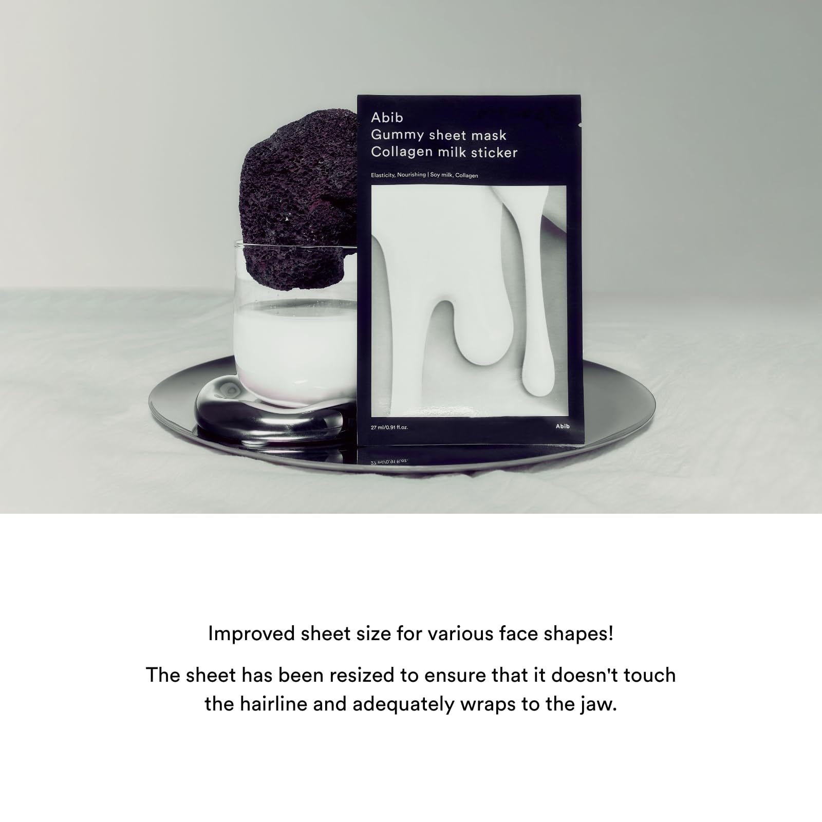 Abib Gummy Sheet Mask 10 Sheets Collagen Milk (Elasticity)