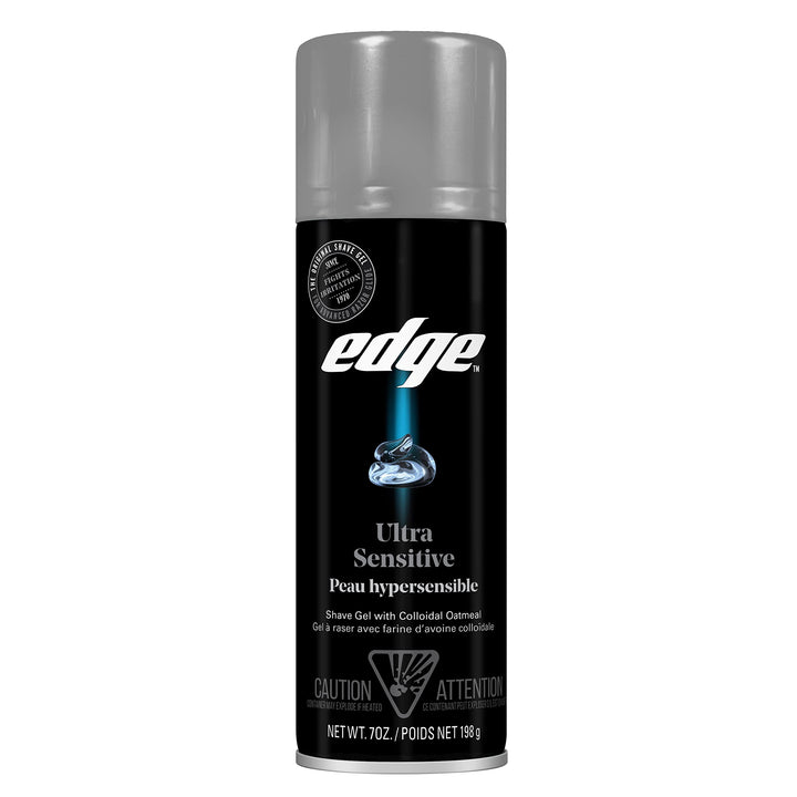 Ultra Sensitive Shave Gel Men Shave Gel by Edge, 7 Ounce