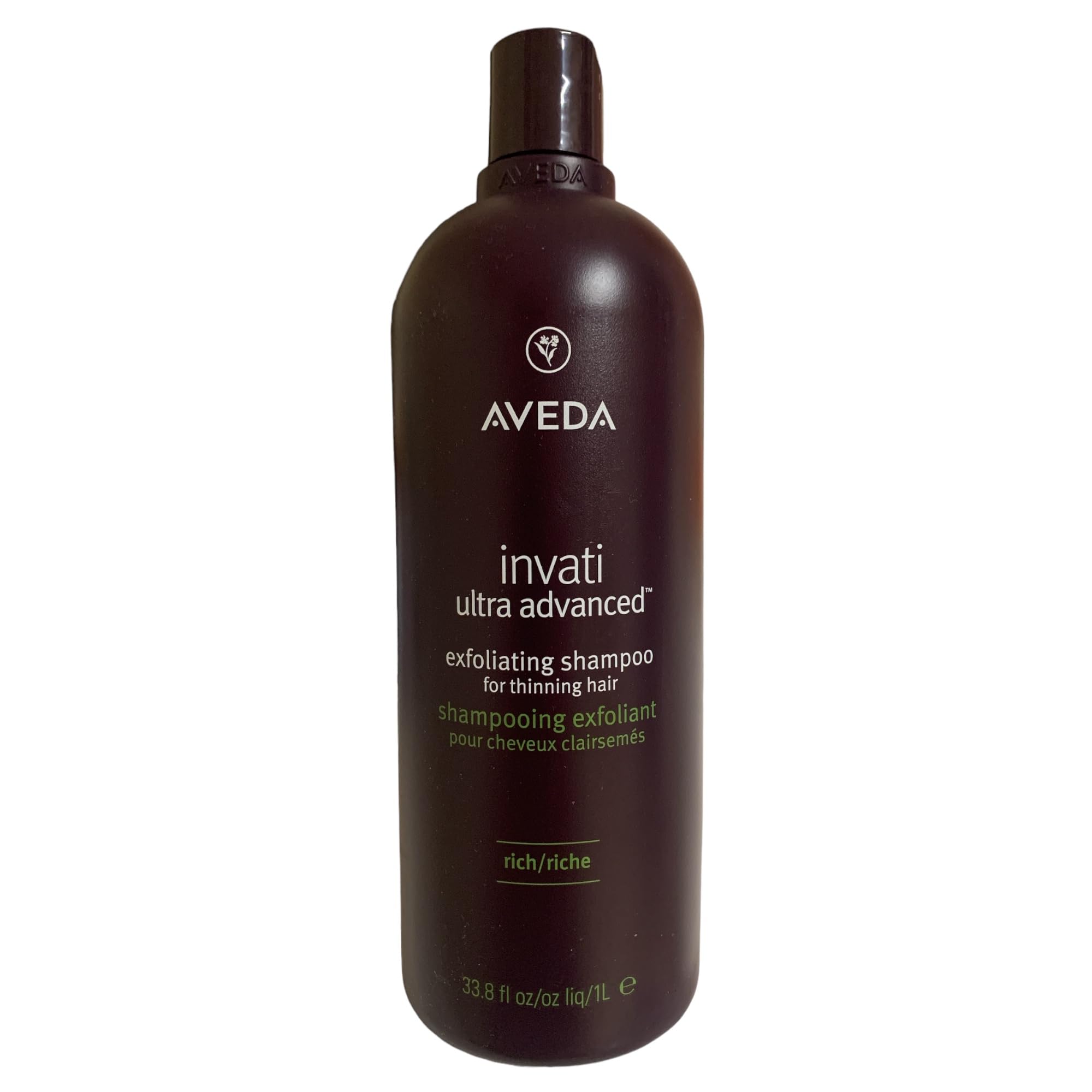 Aveda Invati Ultra Advanced Thickening Conditioner Rich | Step 2 of 4 | Reduces Hair Loss by 77% | for Medium to Thick Thinning Hair Types | Normal to Oily Scalp | 96% Naturally Derived*, 33.8 Fl Oz