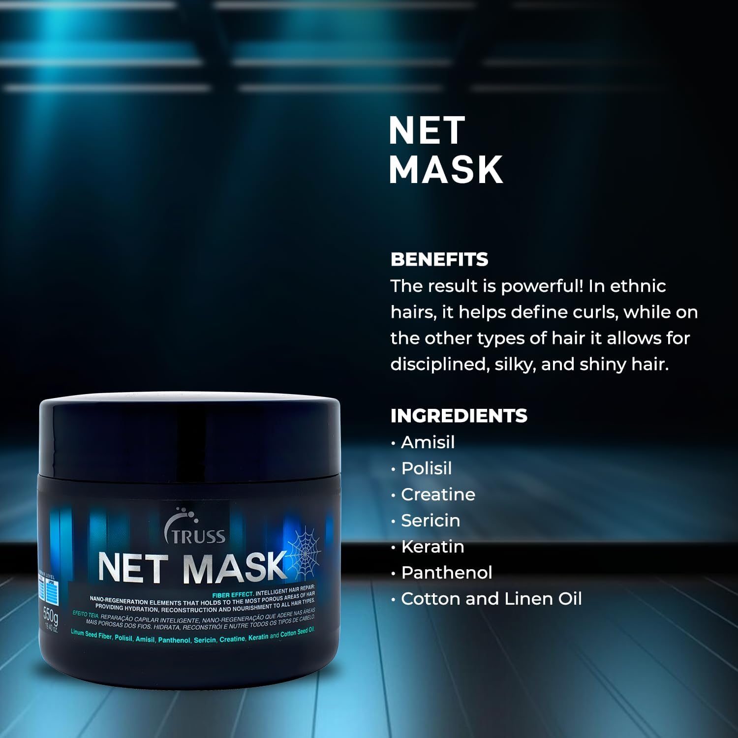 TRUSS Net Mask 19.4 Oz, 19.399999999999999 Oz