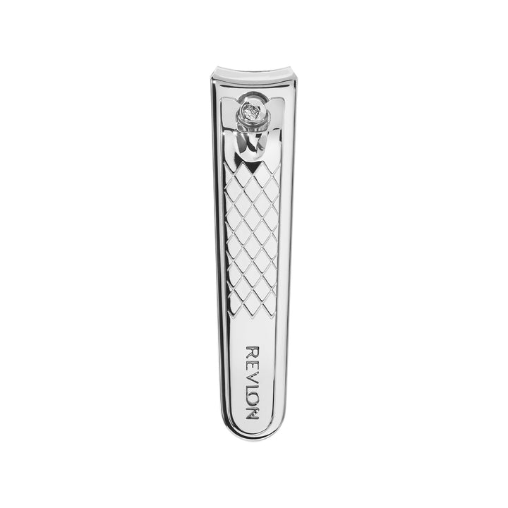 Revlon Compact Nail Clipper, Small Mini Design, Perfect for Travel, Use to Trim Fingernails and Toenails, Stainless Steel, 1 Count