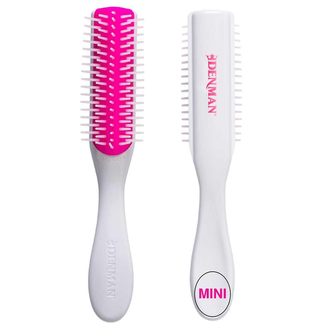 Denman Classic Styling Brush 5 Row D14 (Cherry Blossom) Hair Brush for Separating, Shaping & Defining Curls - Blow-Drying, Styling & Detangling Brushââ‚¬¦