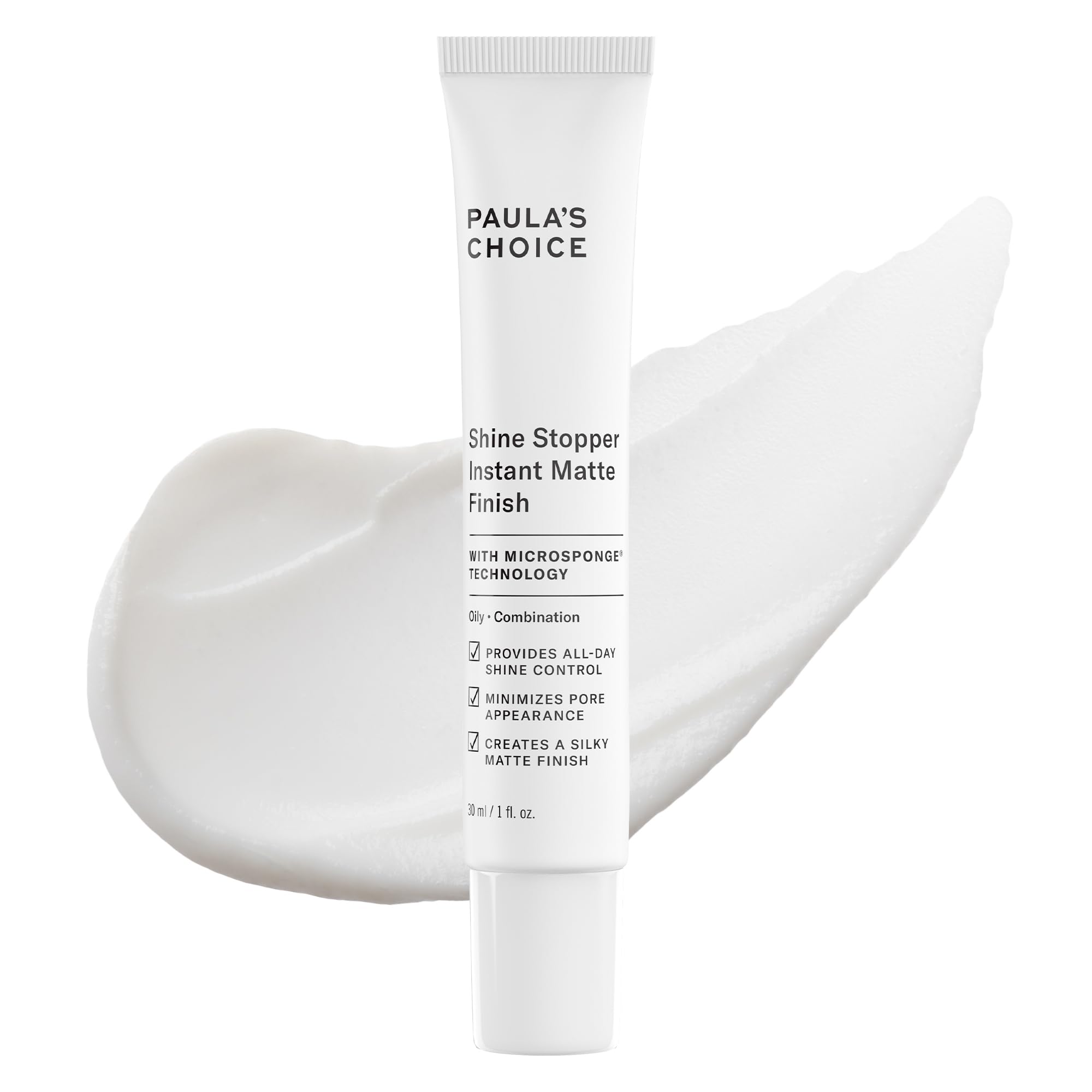 Paula's Choice SHINE STOPPER Instant Matte Finish Oil Control Primer, Pore Minimizer for Oily Skin, 1 Ounce