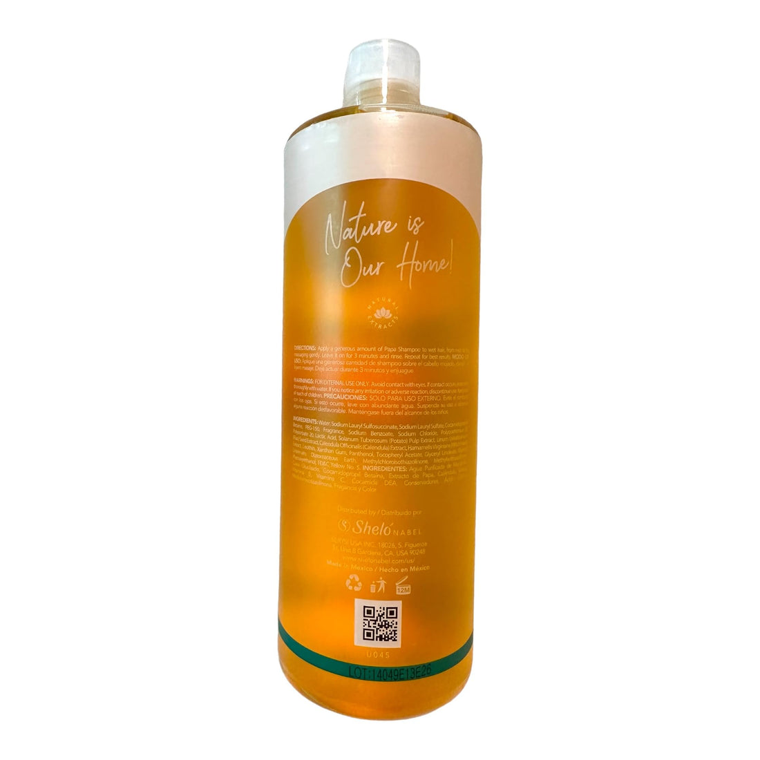 Generic Shelo Nabel Strengthening Potato Extract Shampoo, 32.12 fl oz, Dark Blonde/Shampoo de Papa Fortalece y Repara Shelo Nabel 950ml.