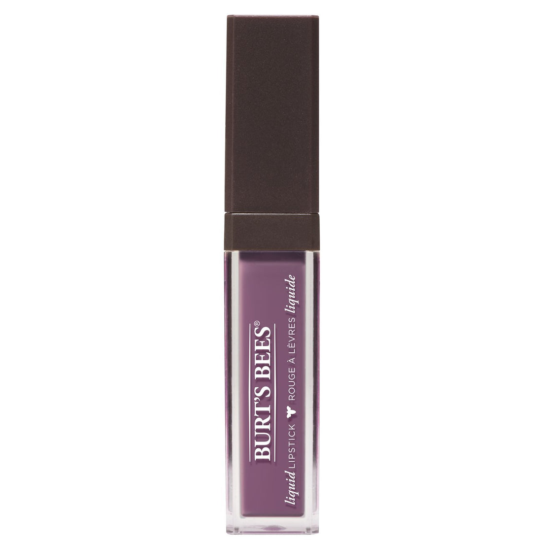 Burt's Bees 100% Natural Glossy Liquid Lipstick, Lavender Lake, 1 Tube