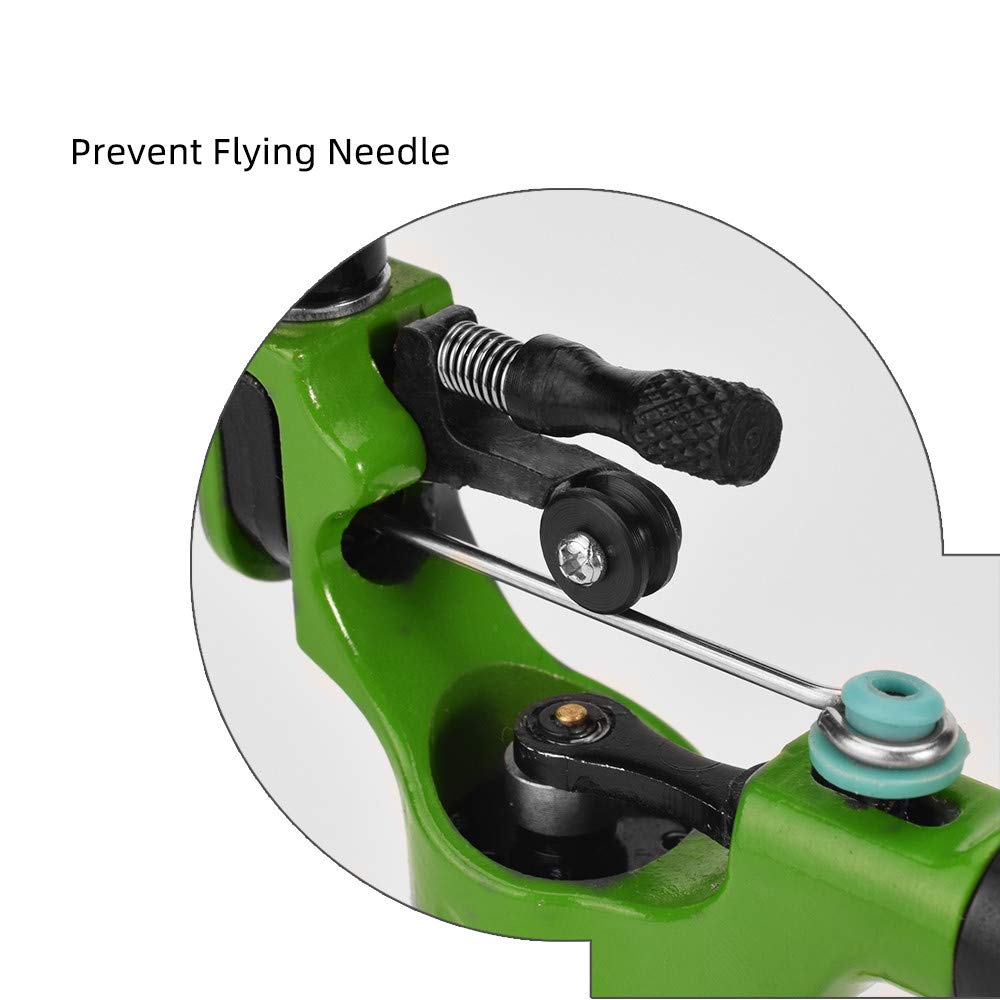 Rotary Tattoo Machine Gun, ATOMUS Tattoo Liner Shader Motor Body Art Dragonfly Machine Motor Gun for Tattoo Artist (Green)