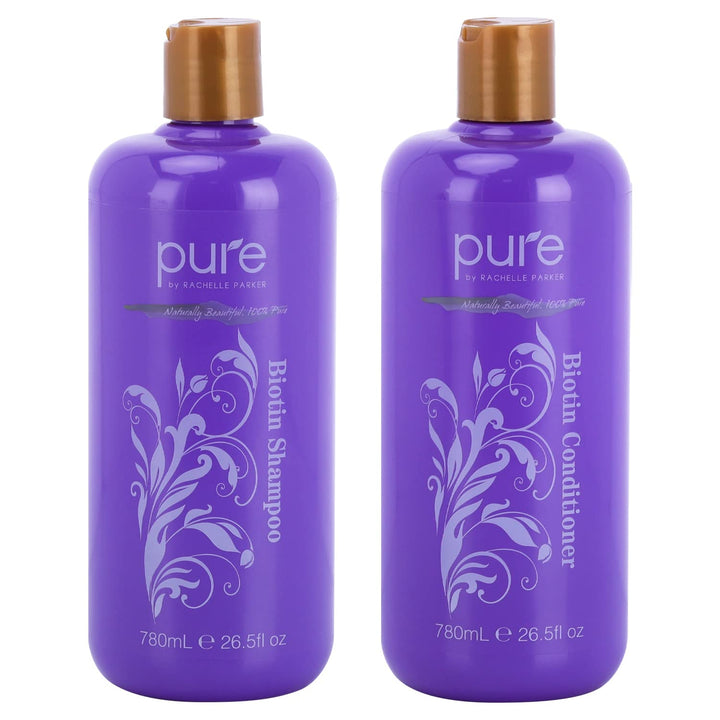 Biotin Shampoo and Conditioner Set for Thicker, Healthier Hair. Volumizing Stimulating Shampoo Conditioner Set for All Hair Types. Sulfate Free Shampoo Set Organic Ingredients!