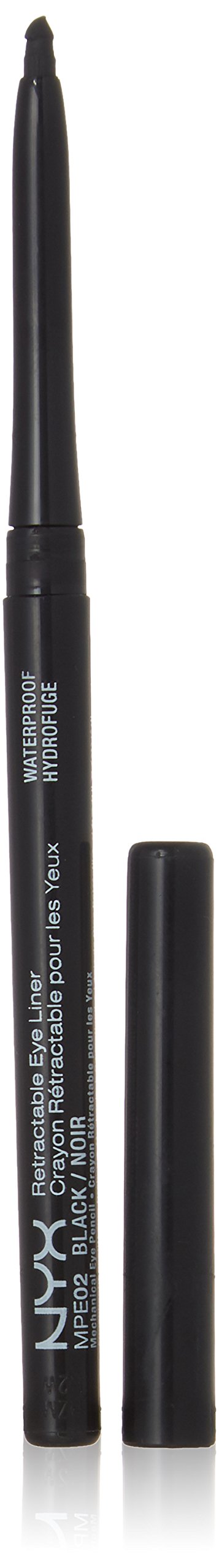 NYX Waterproof Retractable Eyeliner color MPE02 Black Brand New