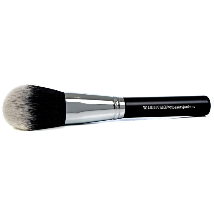 Beauty Junkees Pro Large Finishing Powder Makeup Brush, Face and All Over Body Bronzer, Loose, Mineral, Pressed, Translucent Powders, Soft, Synthetic, Vegan, Cruelty Free
