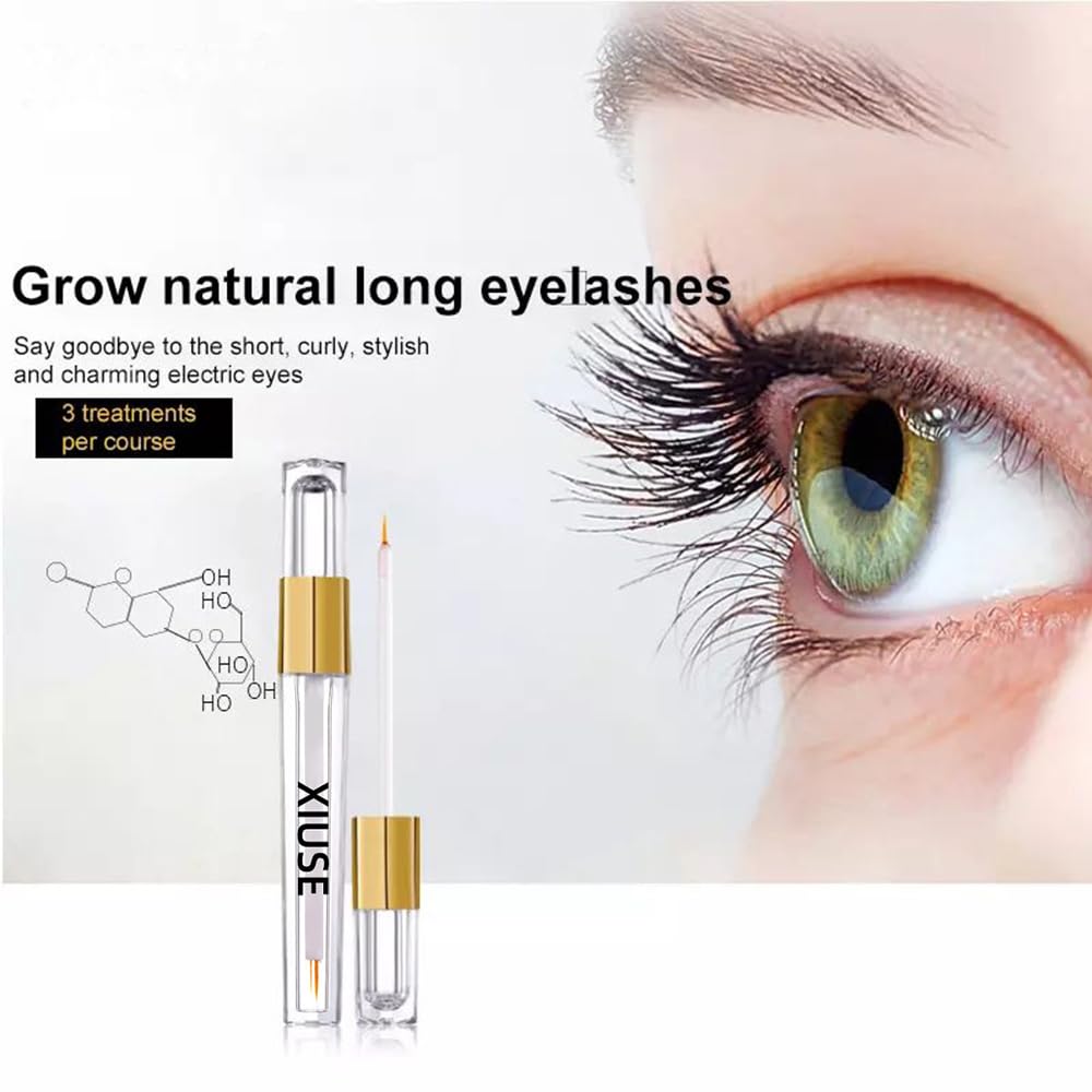 Eyelash Growth Serum, Rapid Lash Enhancer Serum, Eyebrow Grow Serum for Thicker Fuller Longer Lashes & Brows 8ml