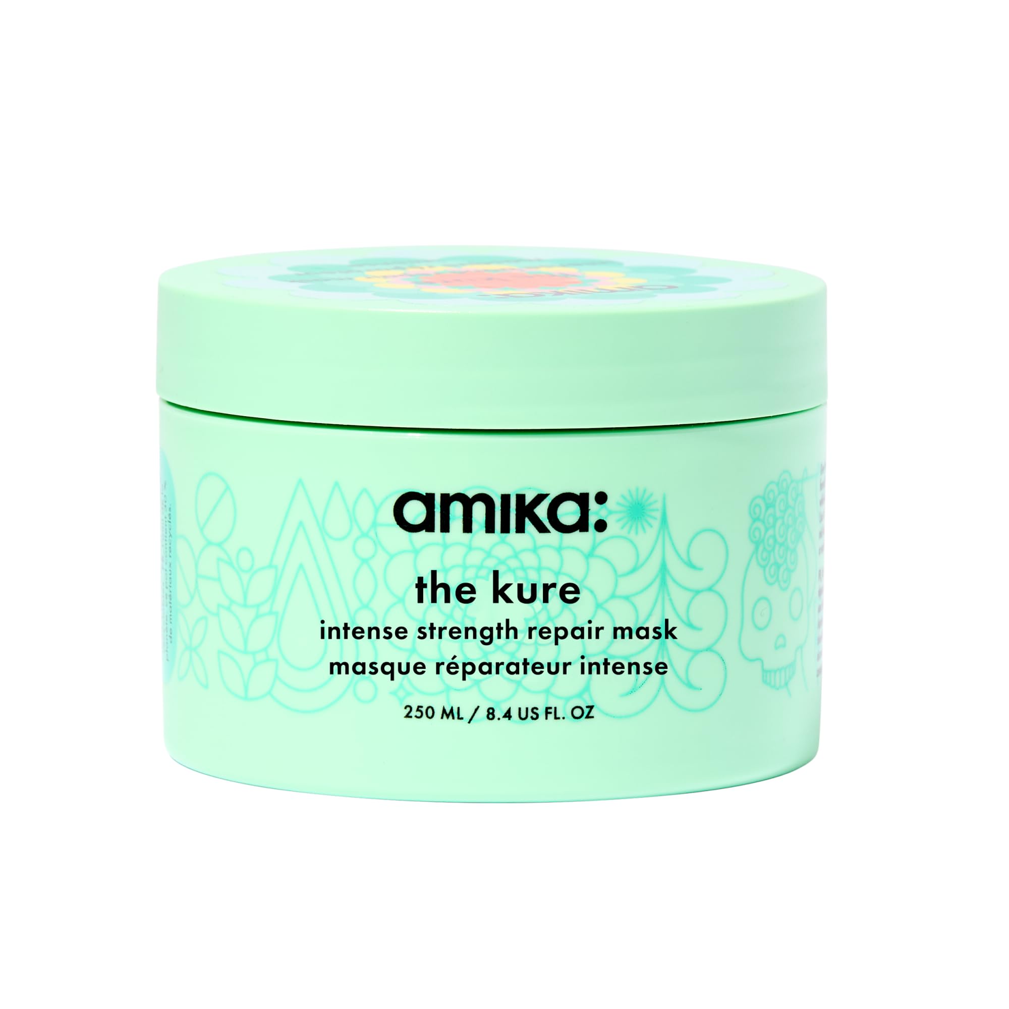 amika the kure intense strength repair mask, 250ml