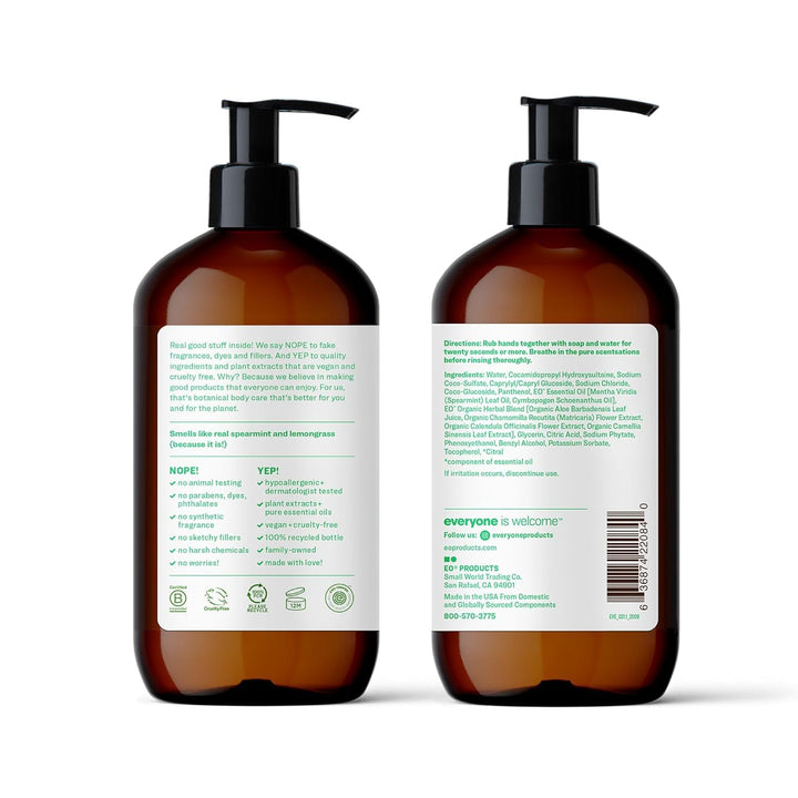 Eo Products - Hand Soap,Everyone,Sprmnt, 1 x 12.75 FZ
