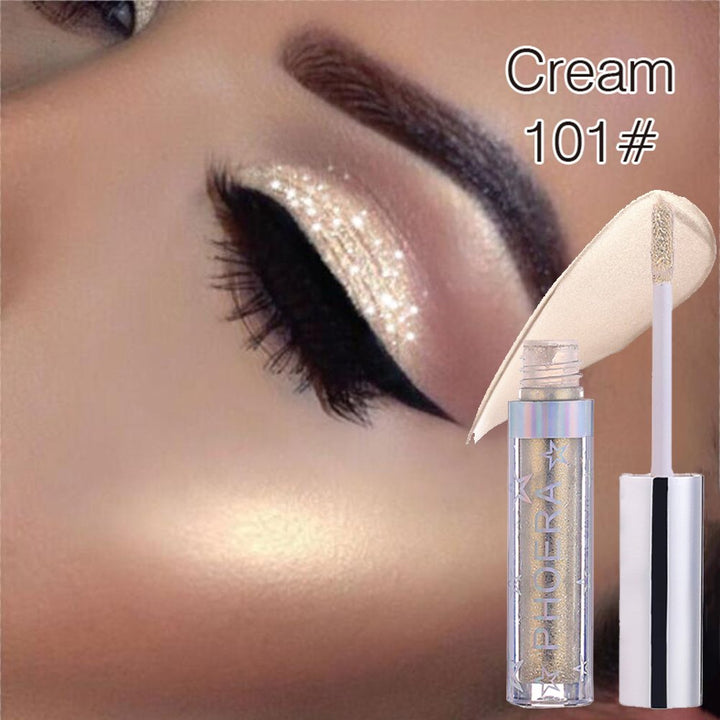 Glitter Eyeshadow,Makeup For Eyes Liquid Shimmer Sparkle Glow Light Colors Pencil Stick Shiny Long Lasting Waterproof Shining Eye Shadow Sets Metallic Pigments Metals Gloss Sparkling Pen Kit (A101)