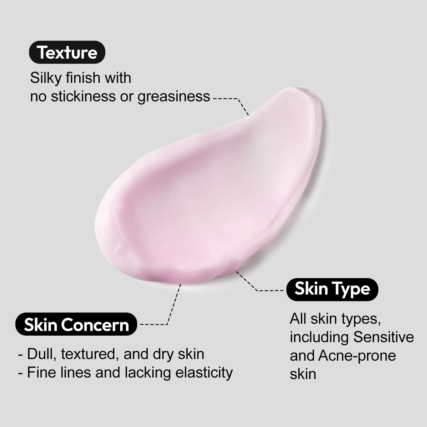 cluciel Collagen Peptide Cream I Face Moisturizer with Collagen, 7 Peptides, Vitamin B12, Targets Dullness, Boost Elasticity, Vegan, Cruelty-Free, Korean Glass Skin (50ml / 1.69 fl.oz)