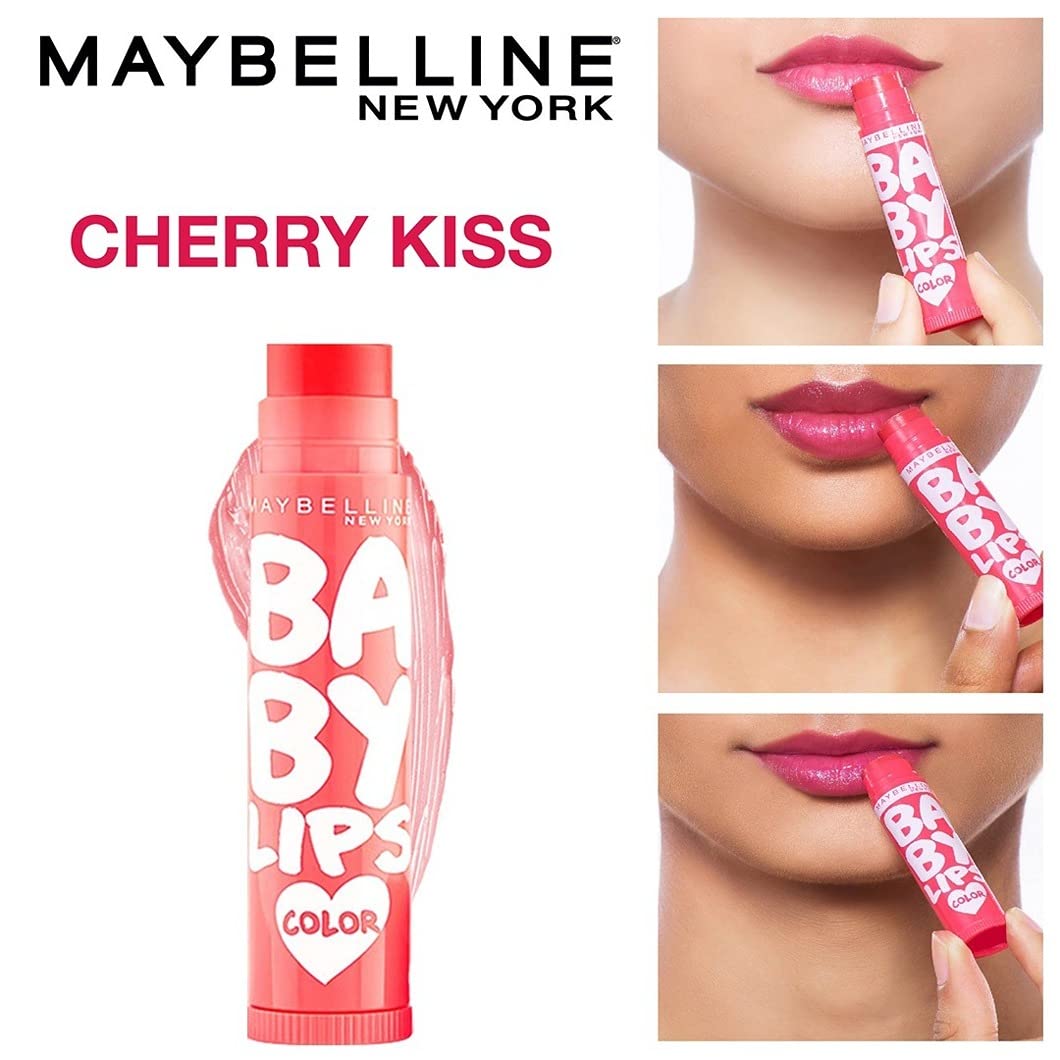 Maybelline Baby Lips Color SPF 11 Lip Balm 4g (Cherry Kiss)