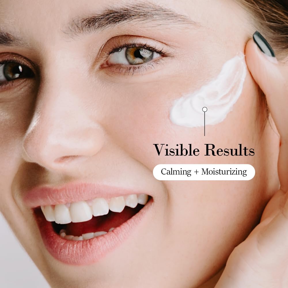 RAVIEL Green Derma Double Cica Cream | Redness relief for face | Calming & Soothing Skin barrier moisturizer for Sensitive Skin | Korean skin care (1.69 fl oz, Pack of 2)