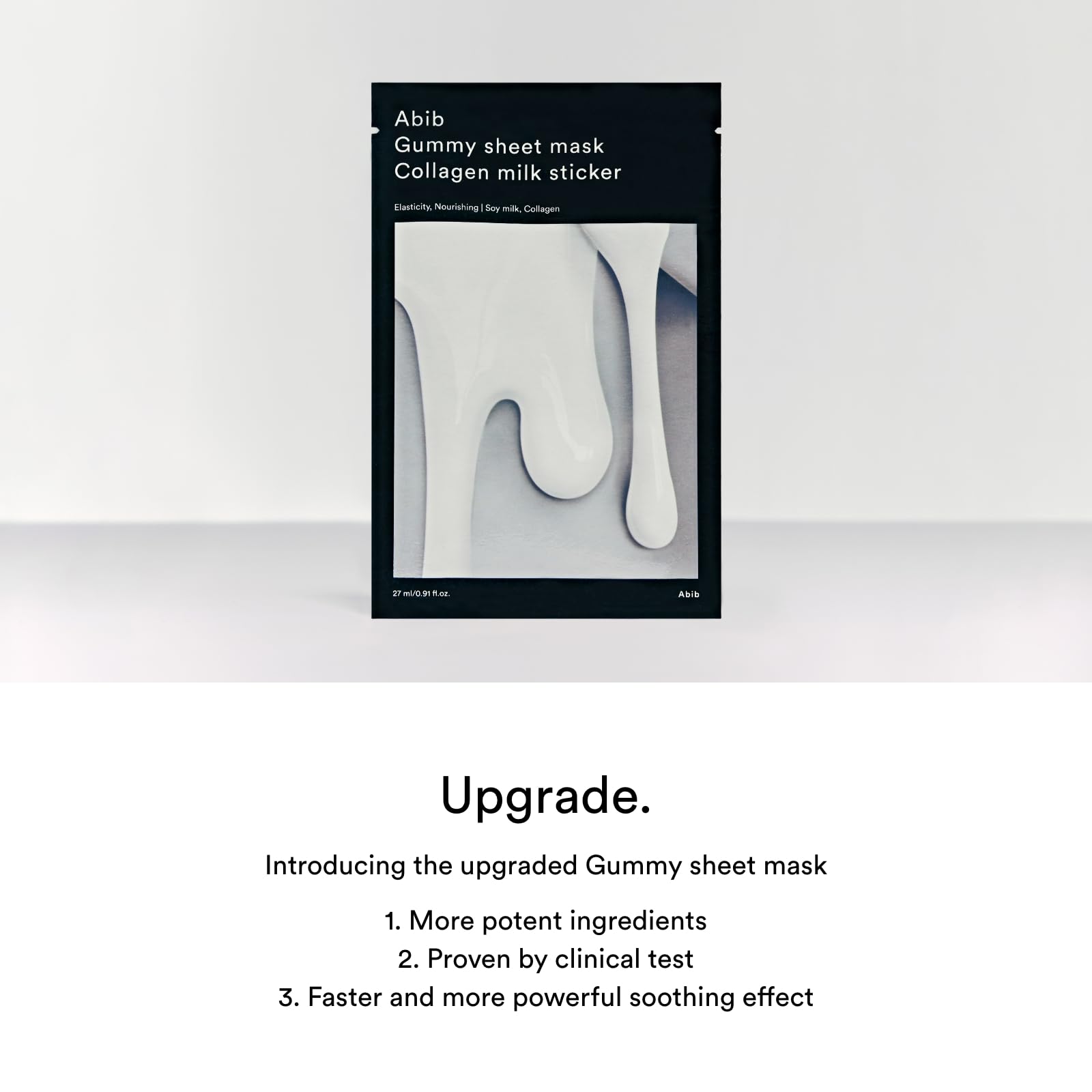 Abib Gummy Sheet Mask 10 Sheets Collagen Milk (Elasticity)