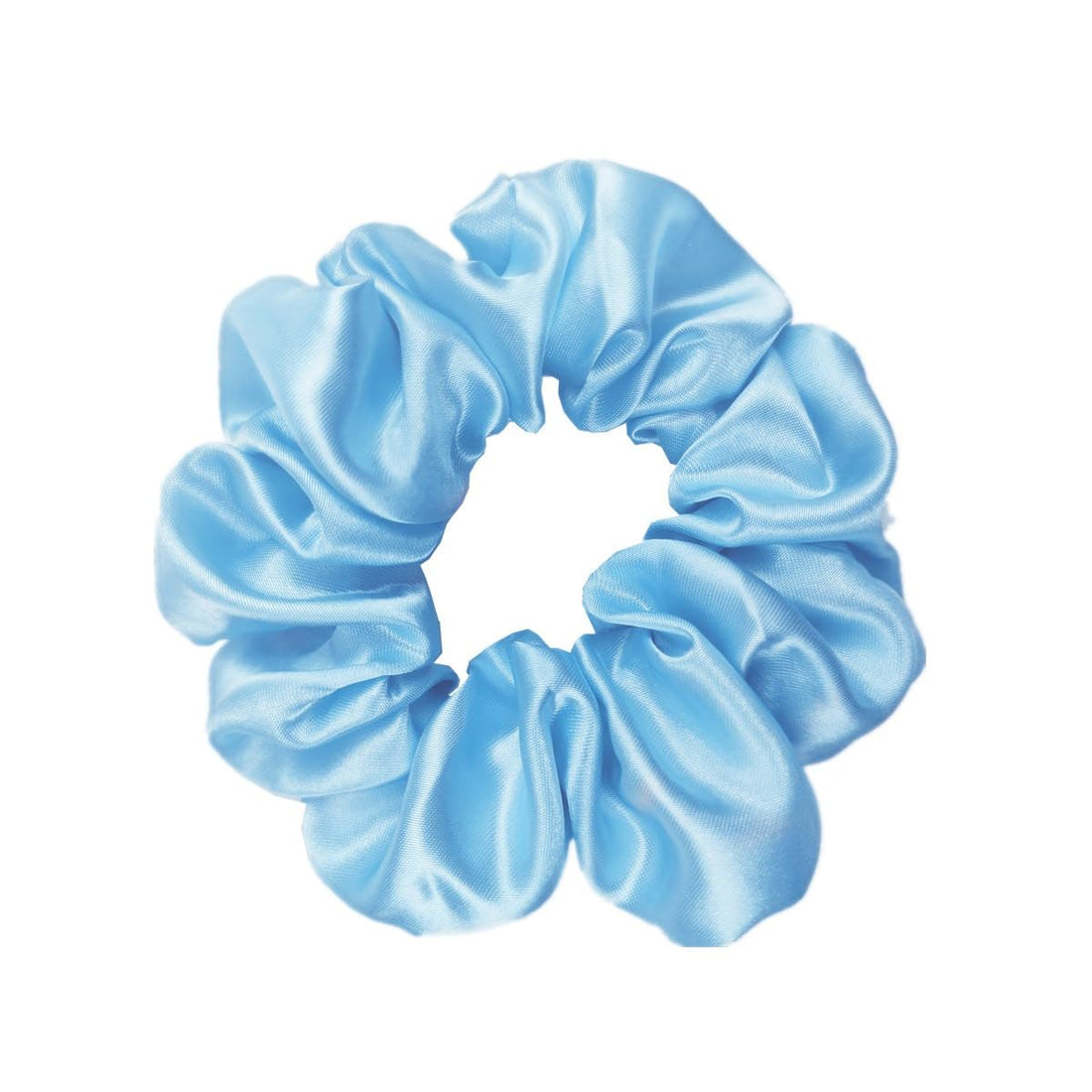 12 Pcs Satin Silk Hair Scrunchies Soft Hair Ties Fashion Hair Bands Hair Bow Ropes Hair Elastic Bracelet Ponytail Holders Hair Accessories for Women Girls (Assorted Blue Pair)