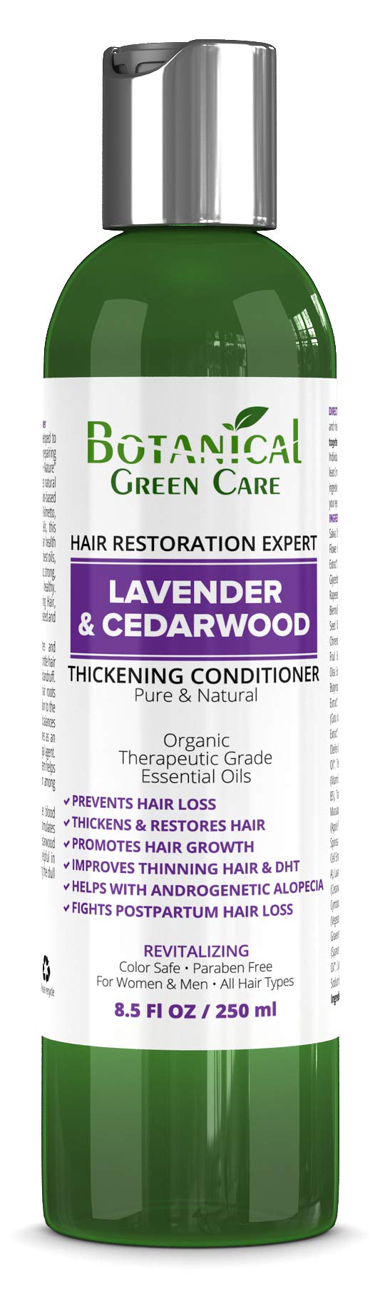 8 oz , Lavender & Cedarwood : Hair Loss Prevention Therapy Premium OrganicDeep Moisturizing & Intensive Reconstructive Conditioner“Lavender & Cedarwood”