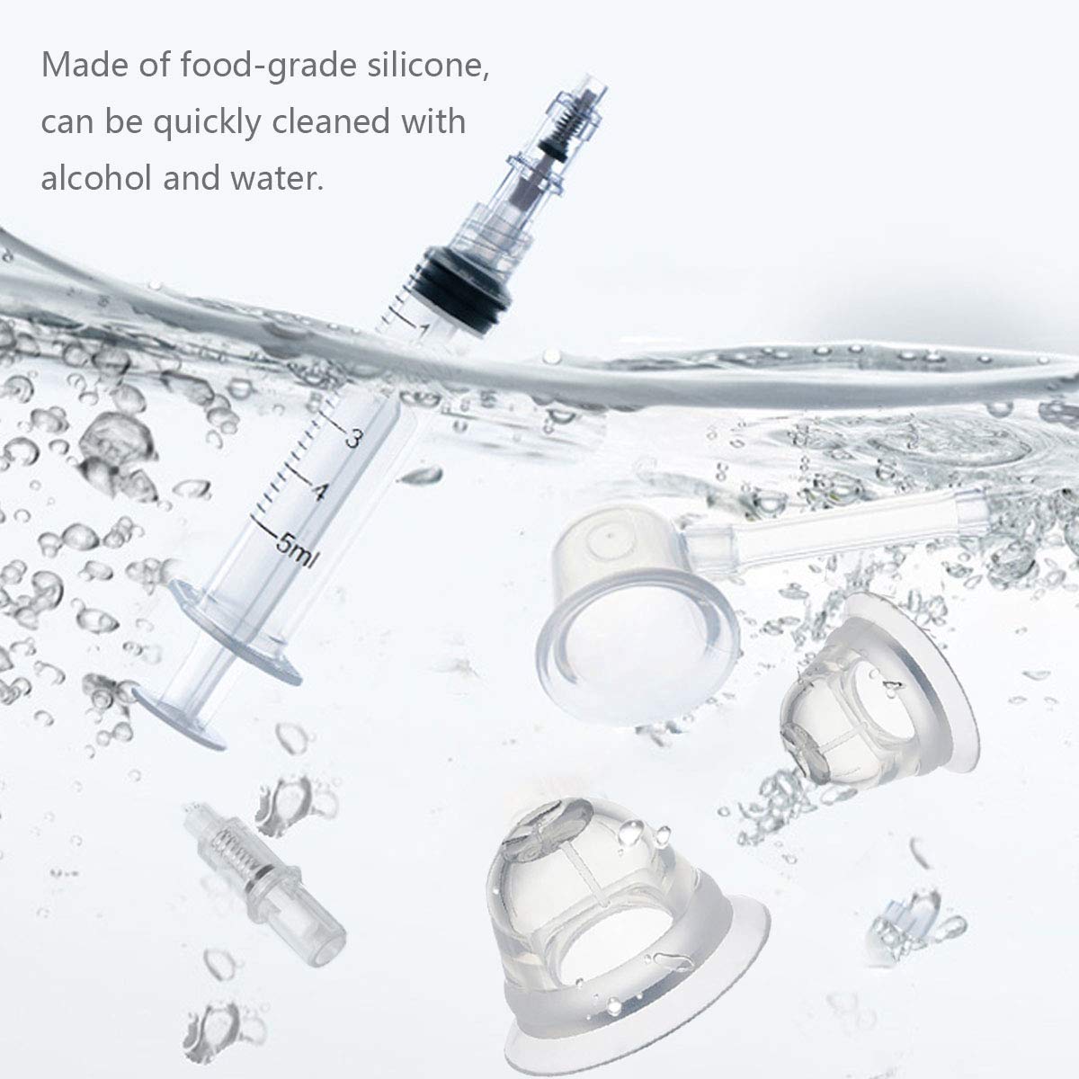 Gipizi Inverted Nipple Corrector Puller 2 PC Nipple Aspirator Corrector Women Nipple Suckers for Flat Nipples