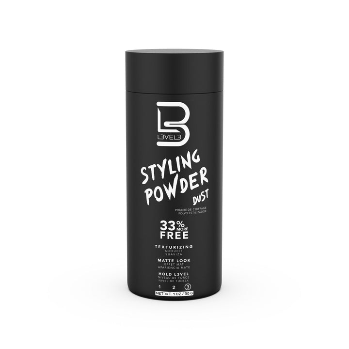 Level 3 Styling Powder - Natural Look Mens Powder L3 - Easy to Apply with No Oil or Greasy Residue - Level Three Delivers Matte Finish
