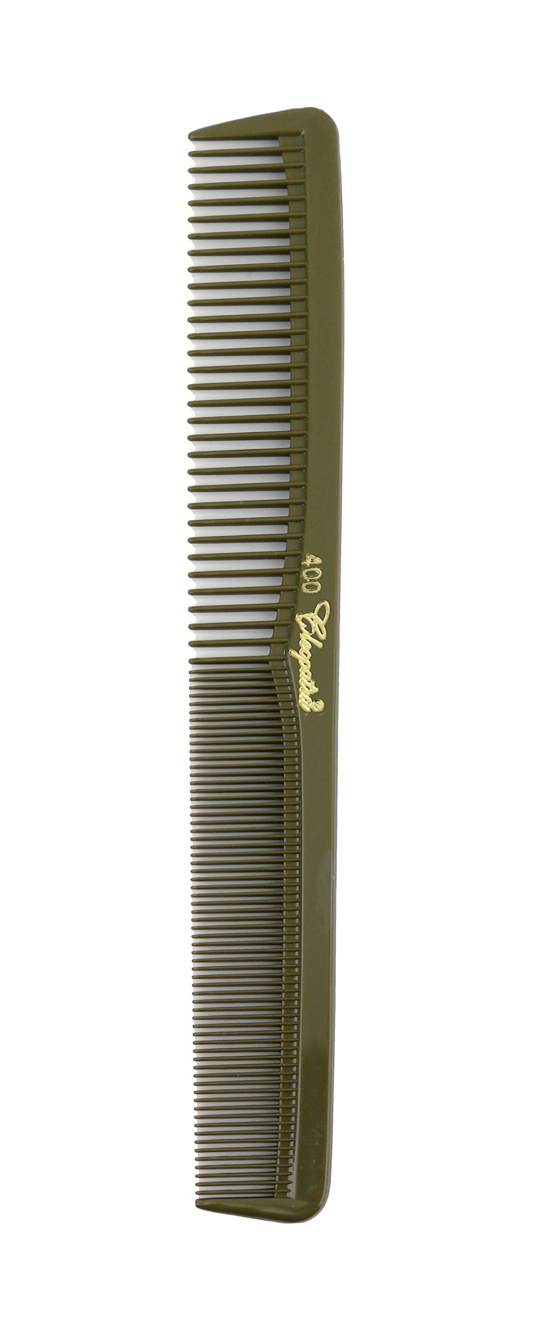 7 inch All Purpose Hair Comb. Hair Cutting Combs. Barbers & Hairstylist Combs. Olive. 12 Units.
