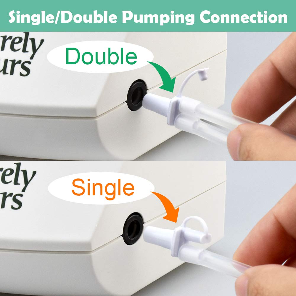 Maymom Pump Parts Compatible with Ameda Purely Yours Pumps; Incl. Silicone Membrane, Duckbill, Tubing, Flange; Replaces Ameda Spare Parts Kit (Flange 31 mm)