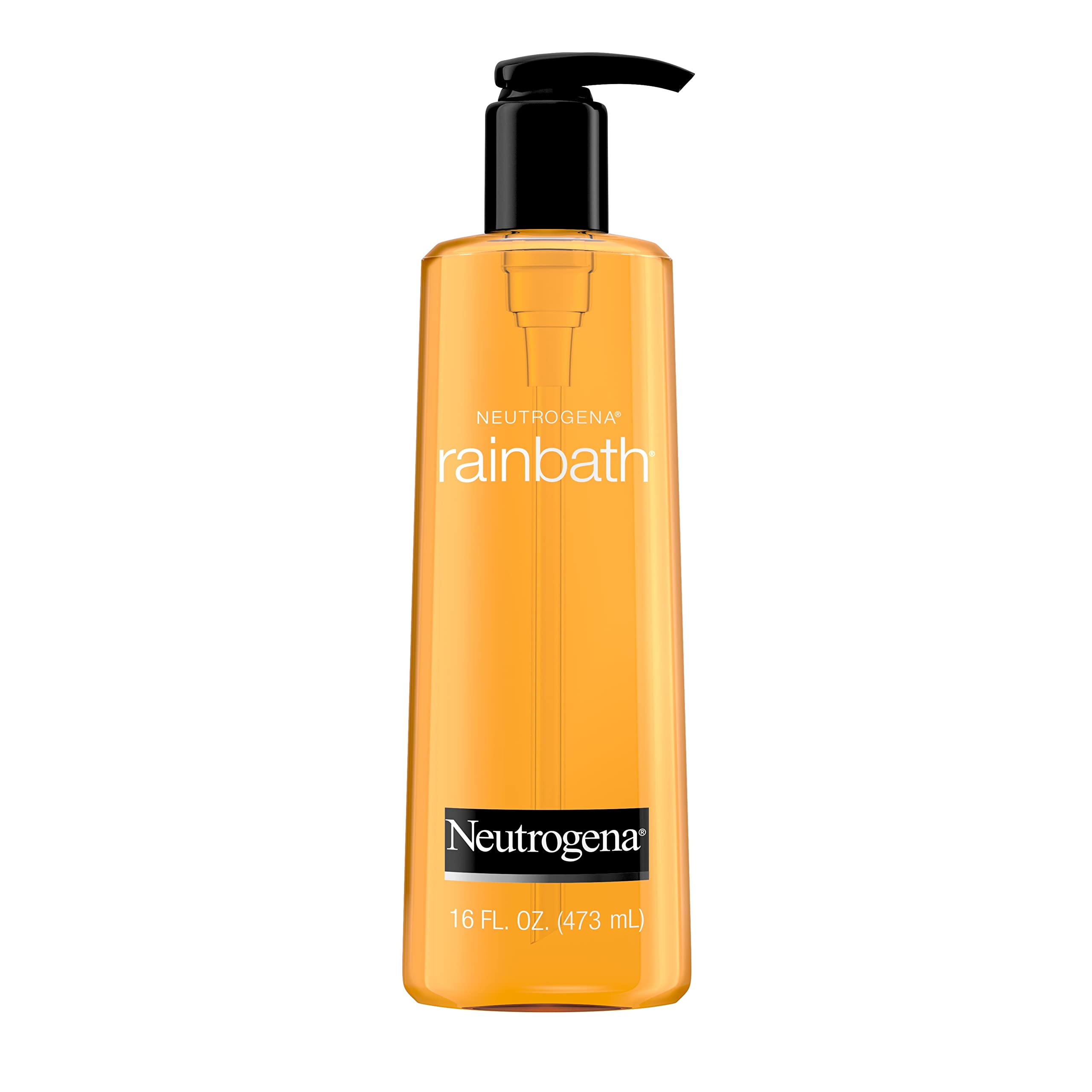 Neutrogena Rainbath Refreshing & Cleansing Shower & Bath Gel, Moisturizing Daily Body Wash Cleanser, Bath Gel & Shaving Gel for Soft Skin, Lathering Body Wash in Original Scent, 16 fl. oz