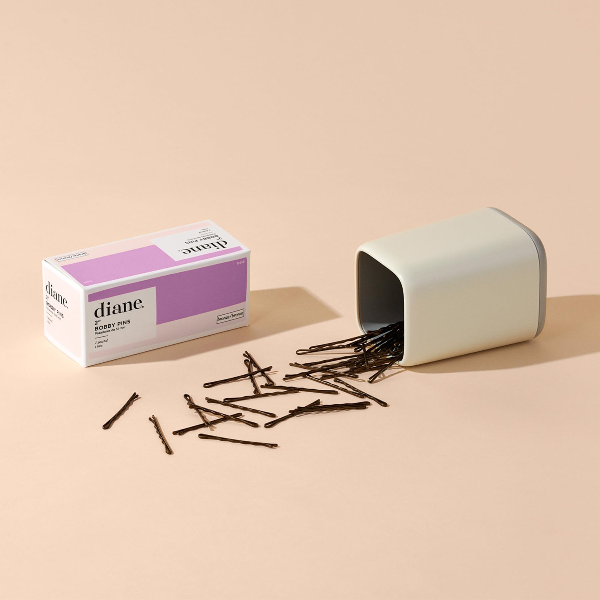 Diane Bobby Pins, 2 Black, 1 lb.