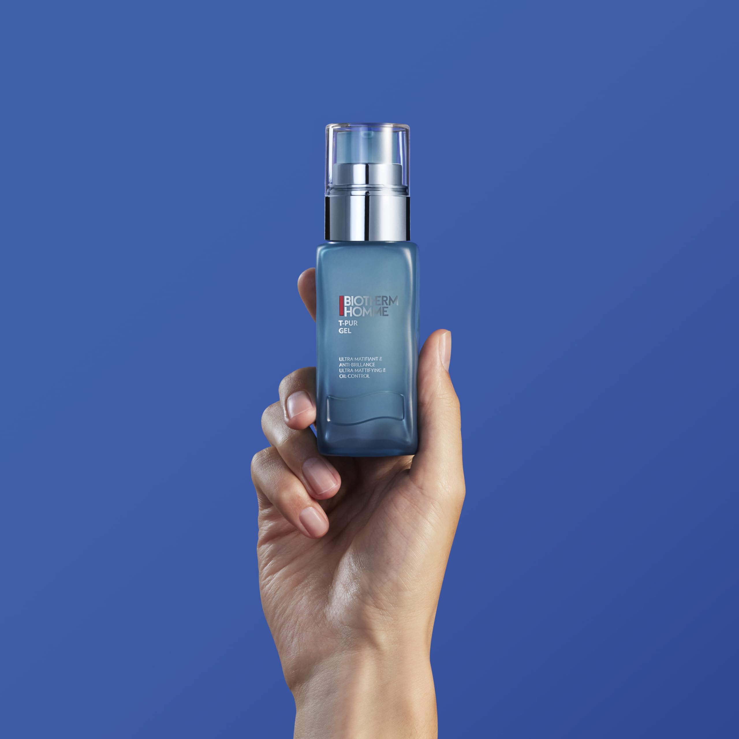 Biotherm Homme T-Pur Gel, a Moisturizing Gel for Men with Normal to Oily Skin, with French Sea Salts & Biotech Plankton, Hydrates and Purifies, Anti-Oil & Shine, 1.7 Fl. Oz.