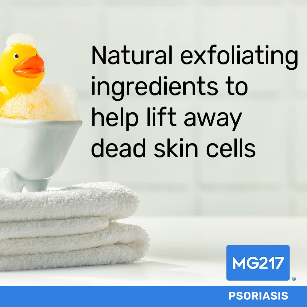 MG217 Psoriasis Dead Sea Exfoliating Bar Soap, Smooth & Soothe with Natural Exfoliating Agents, Aloe Vera, Papaya and Pineapple extract for Psoriasis Skincare, 5oz