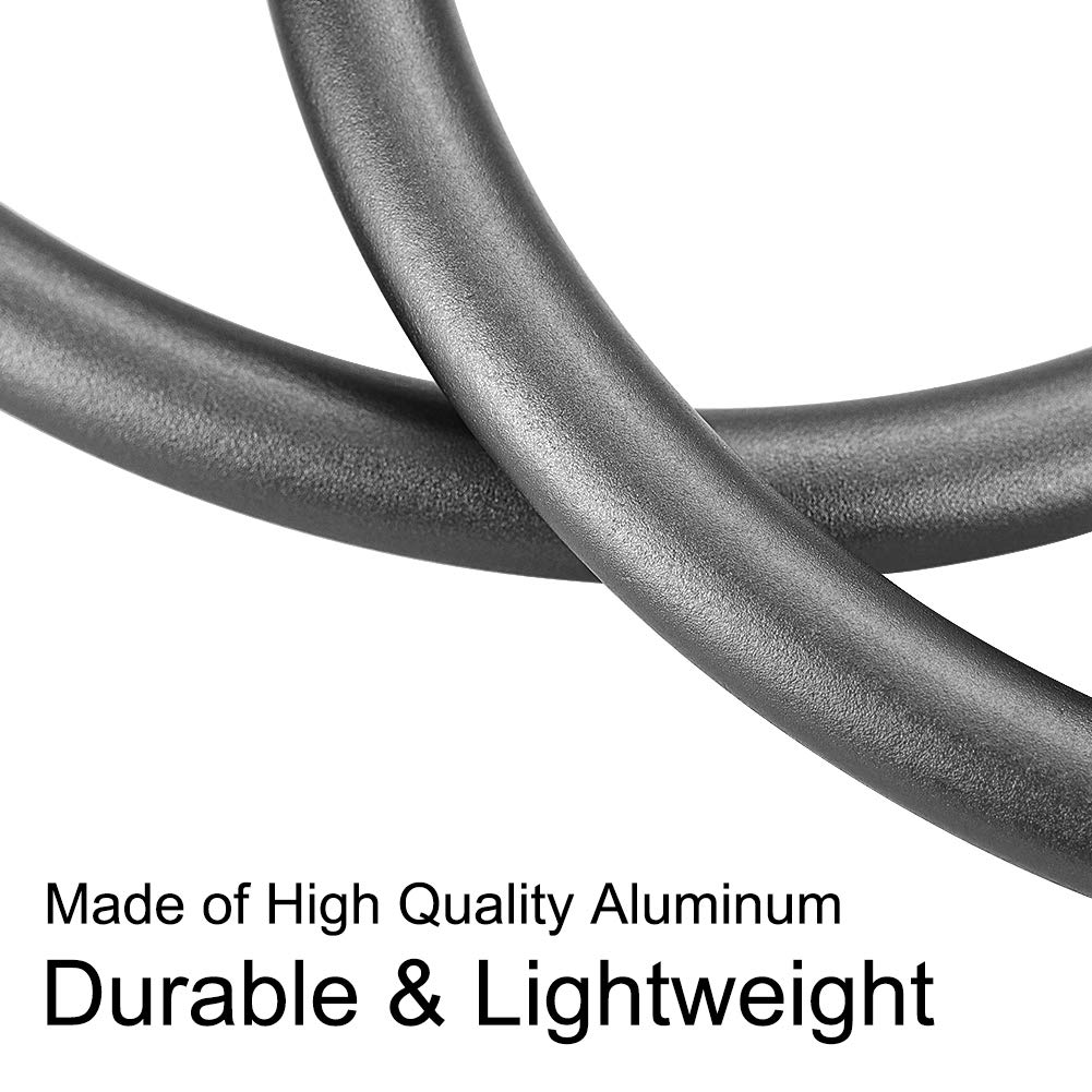 Accmor Aluminium Baby Sling Ring 3 inch Soft Wrap Carrier Rings Accessory for Infants Toddlers Newborn Kids (Gray)