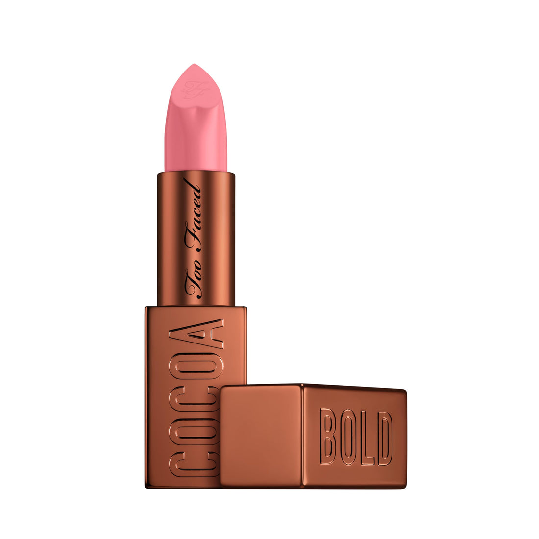 Too Faced Cocoa Bold Lipstick | High Pigment Lip with Creamy Texture + Matte Finish, Vegan + Cruelty Free, Chocolate Strawberry