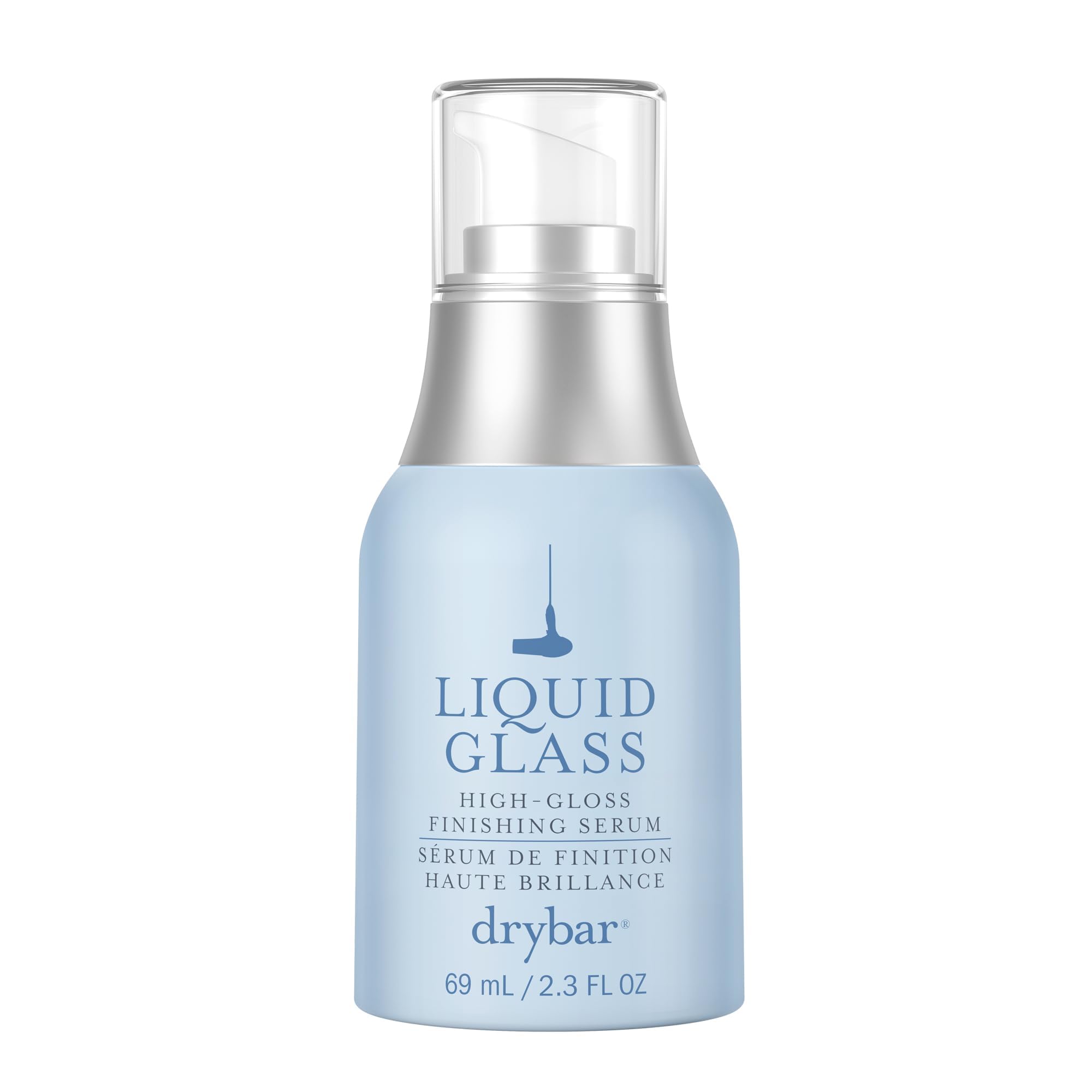 Drybar Liquid Glass High-Gloss Finishing Serum | Use Post-Blowout to Reduces Frizz, Tames Flyaways, and Provides Weightless Hydration to Hair while Adding Shine, Vegan & Cruelty-Free