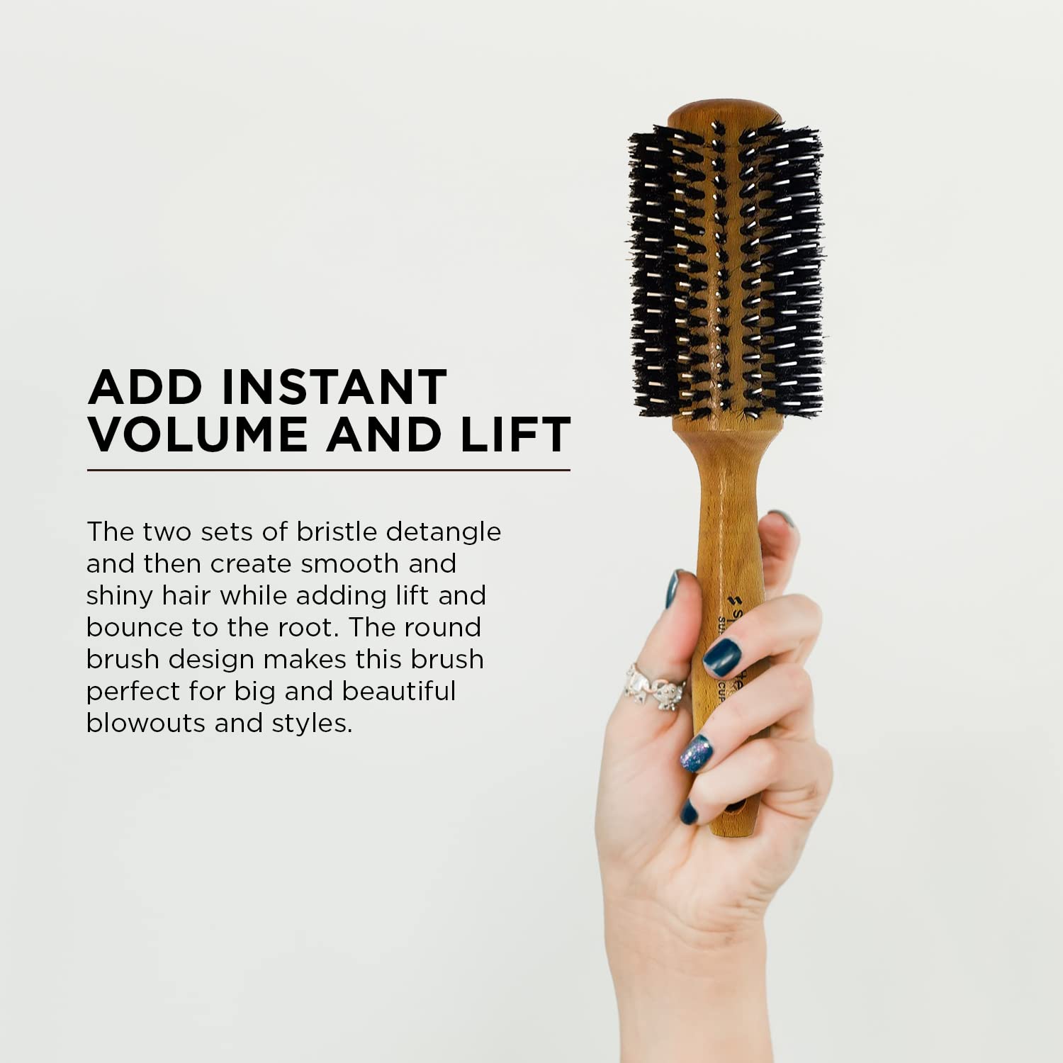 Spornette Porcupine Rounder Brush, 3-Inch Diameter