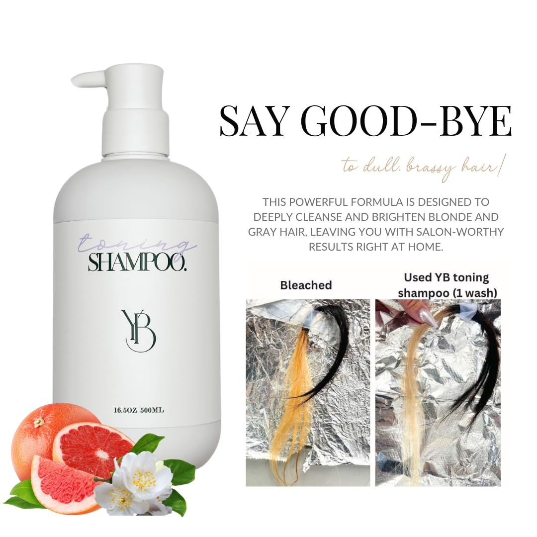 Generic YENG'S BEAUTY Purple Toning Shampoo | NEUTRALIZED YELLOW, BRASSY TONES | For blondes, silver, gray hair