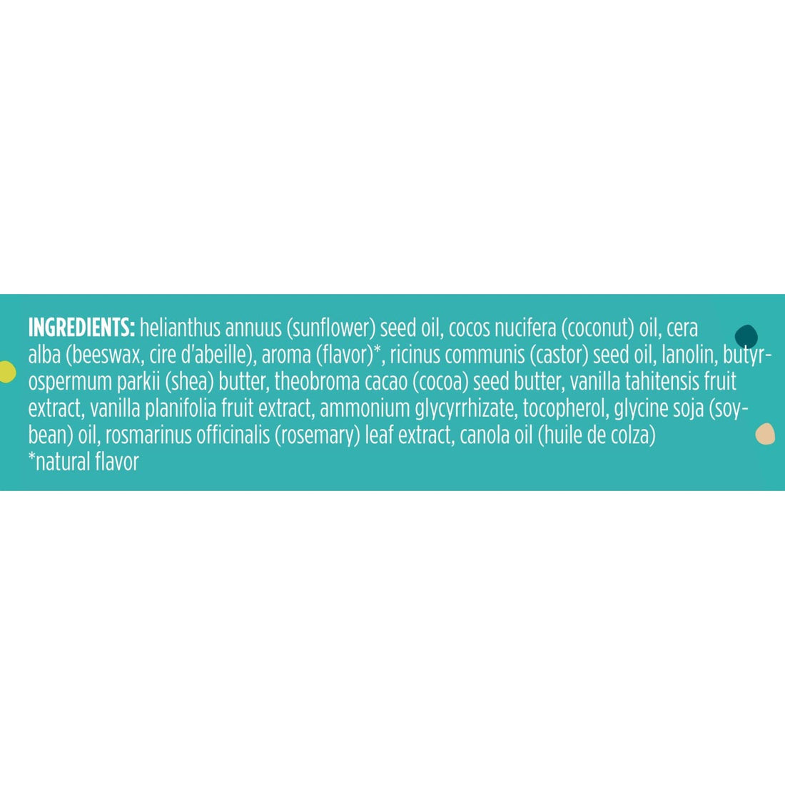 Burt's Bees 100% Natural Moisturizing Lip Balm, Vanilla Bean, 1 Tube