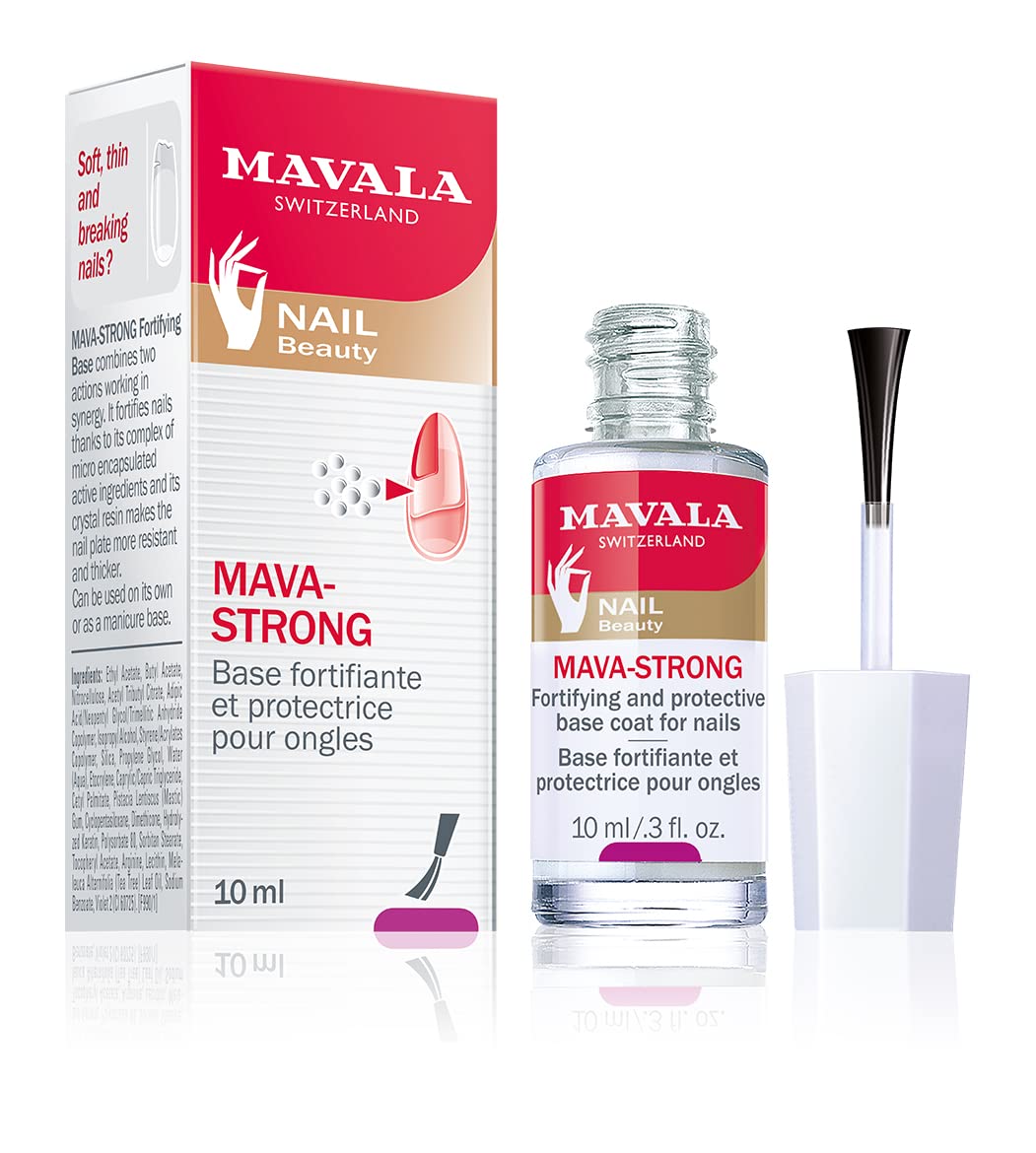 Nail Care by Mavala Mava-Strong Fortifying and Protective Base Coat 10ml