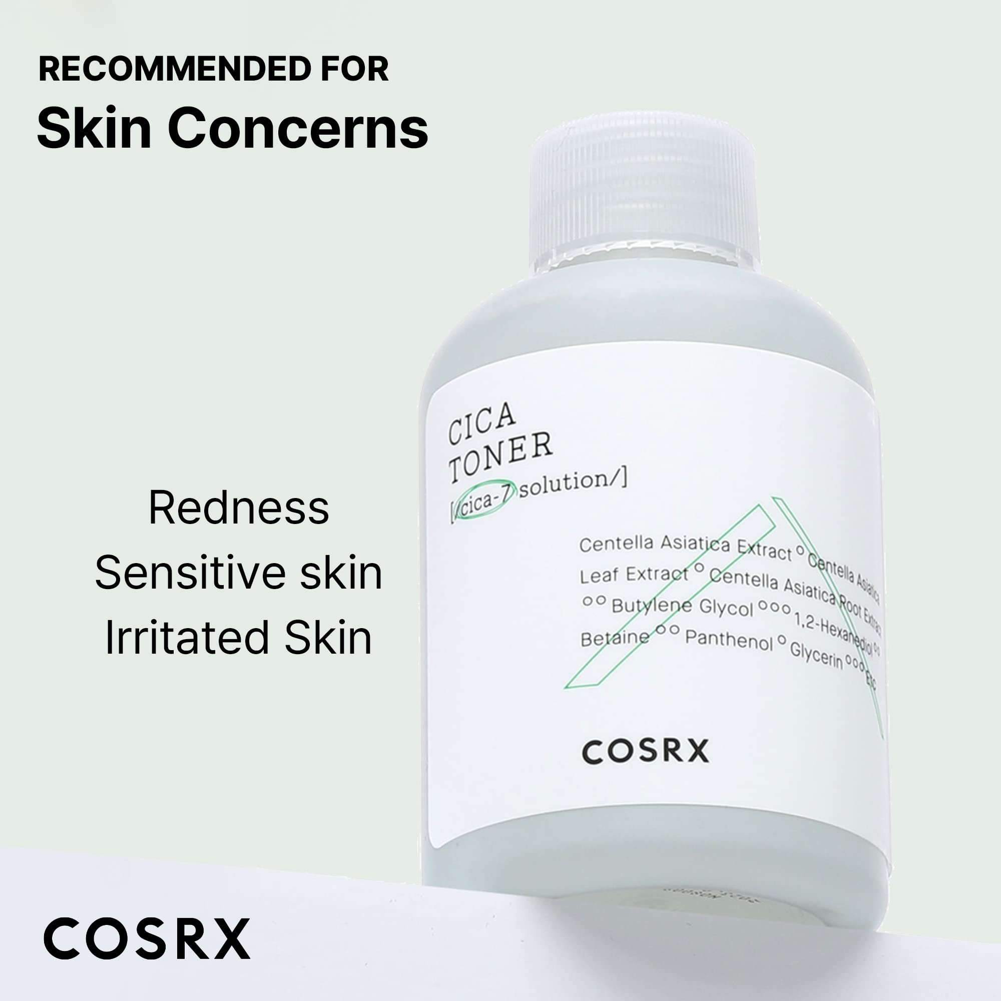 COSRX Pure Fit CICA Toner, 150ml / 5.07 fl.oz | Soothing Toner | Centella Asiatica Facial Toning Water | Korean Skincare, Animal Testing Free, Sulfates Free, Paraben Free