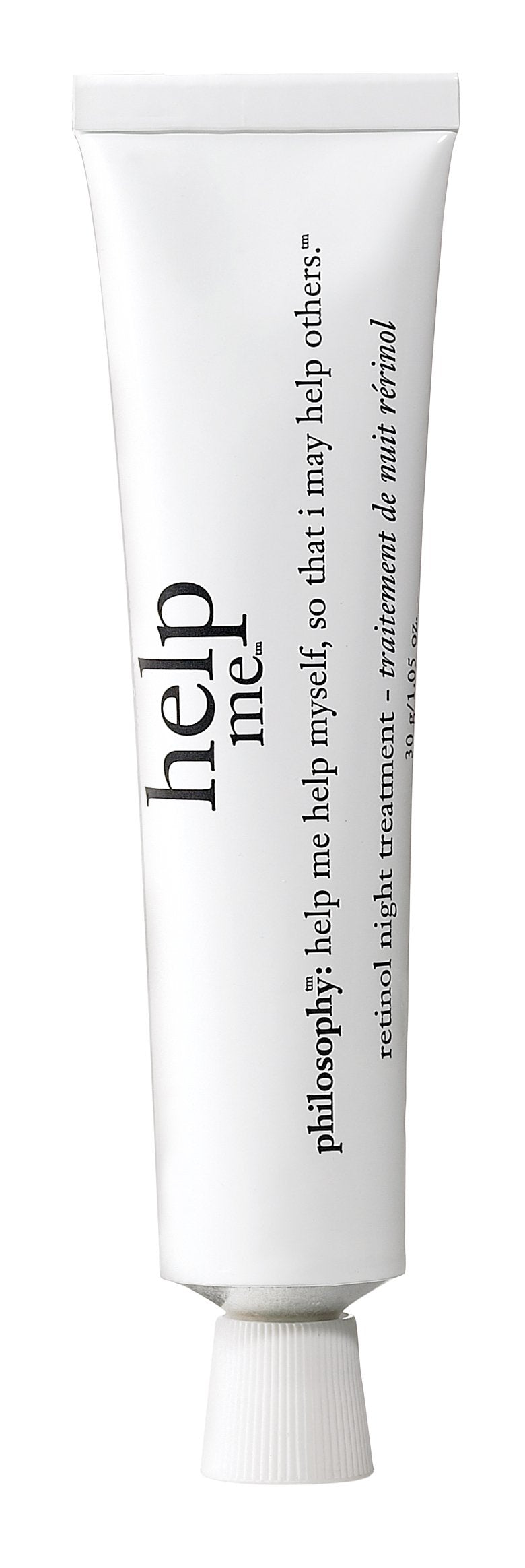 philosophy help me retinol night treatment - with vitamin C & E - promotes collagen enhancement, reduces fine lines, clears pores, improves skin tone & texture - 1 fl oz