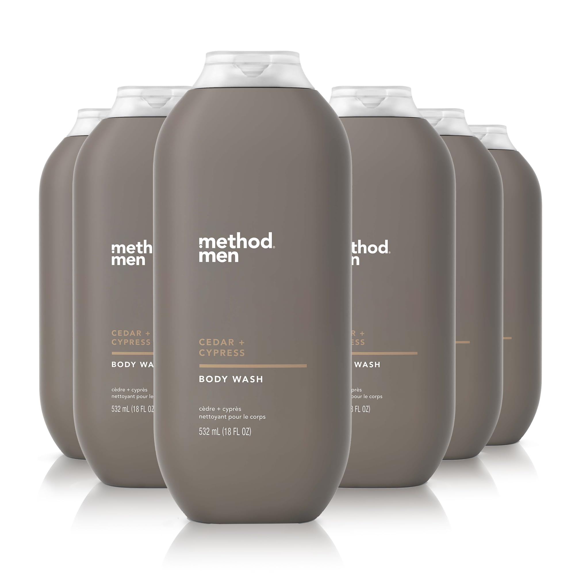 Cedar + Cypress: Method Mens Body Wash, Cedar + Cypress, 6 Count