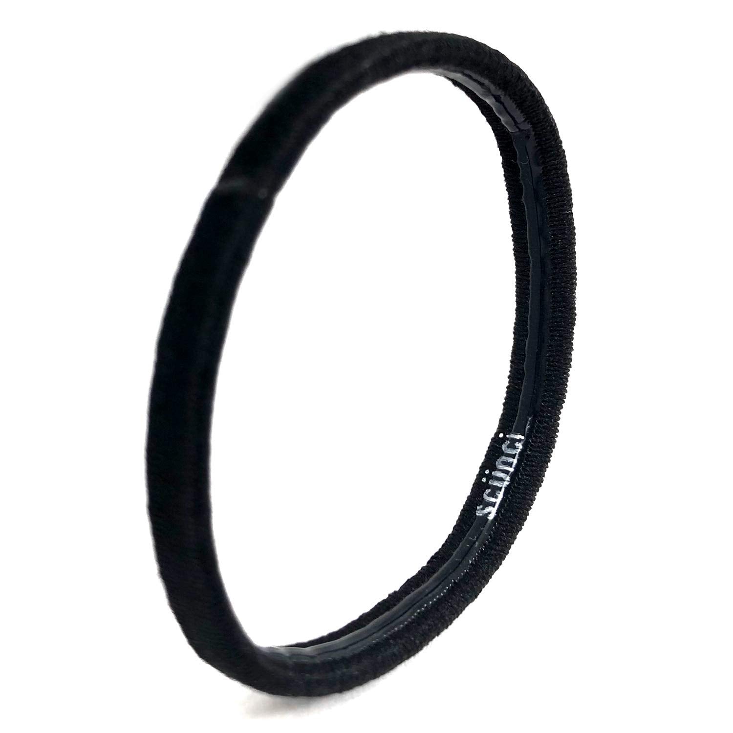 No Slip Elastic Hair Bands, Black by Scunci