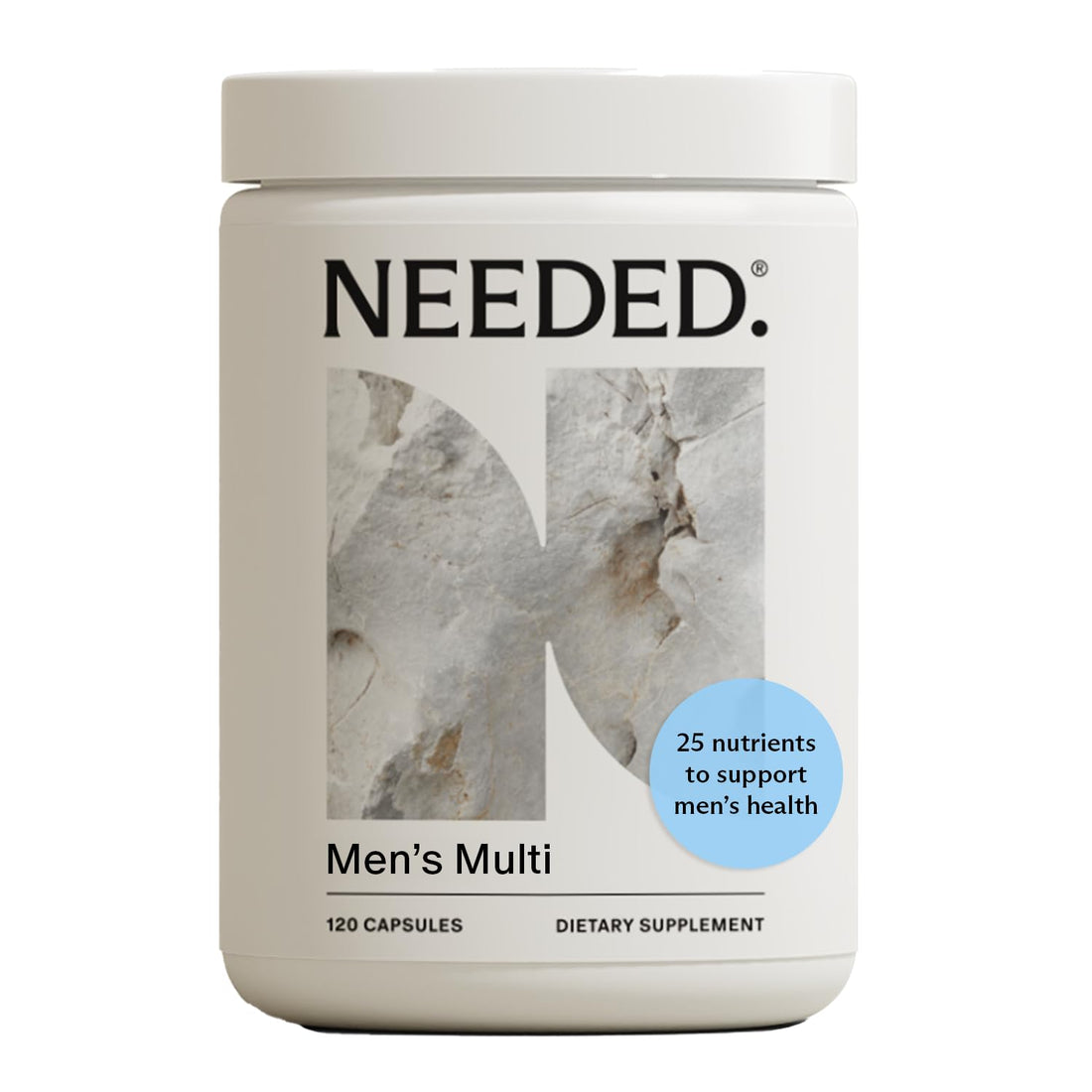 Needed. Multivitamin for Men - 25 Optimal Nutrients for Fertility & Men's Health - Mens Multivitamin with Vitamin D3 2000IU, B12 Vitamins, 200 MCG Selenium - Men's Fertility Supplement, 30 Day Supply