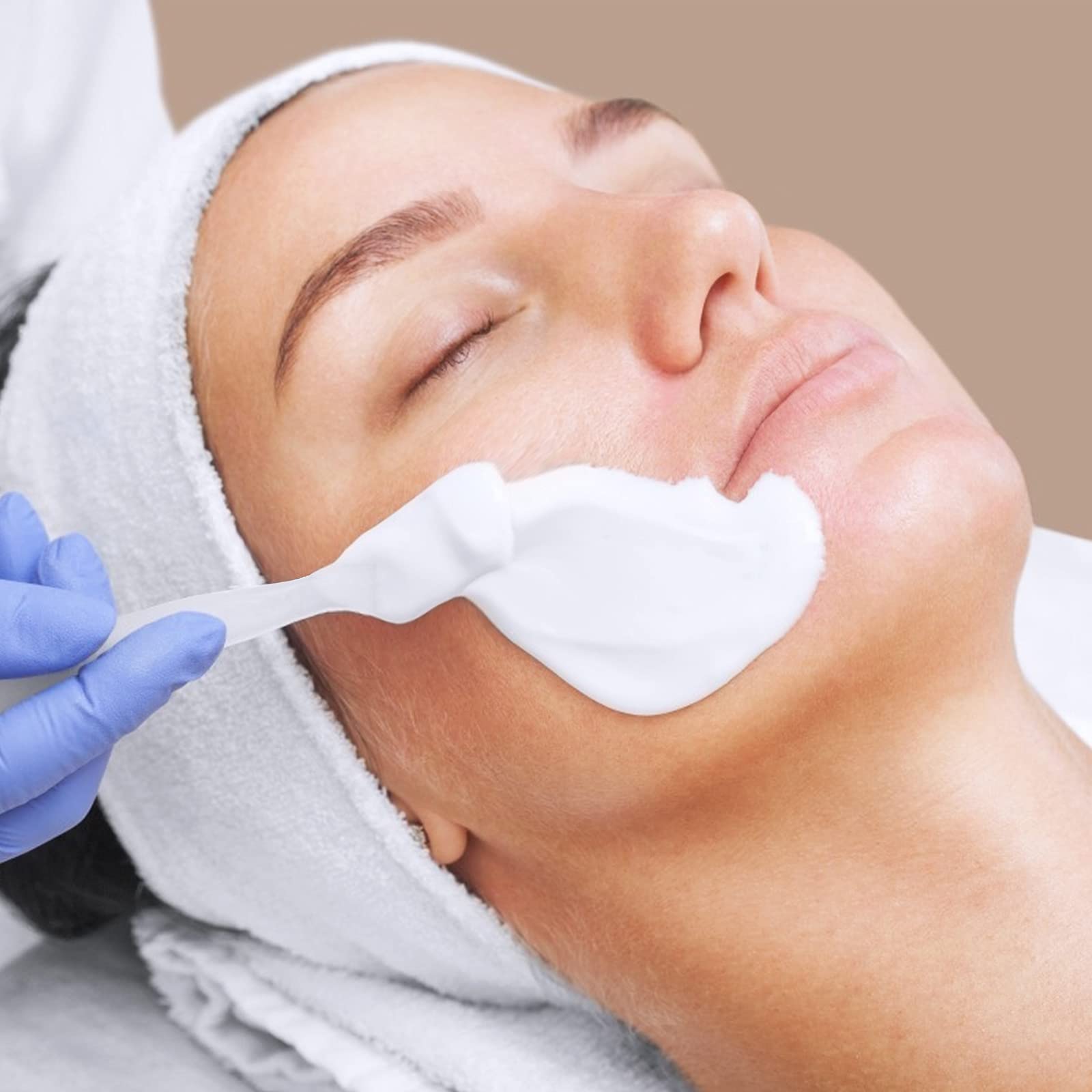 G2PLUS 100 PCS Disposable Makeup Frosted Tip Spatula Cosmetic Mask Spatula for Mixing and Sampling, 3.2' x 0.6' Facial Mask Stick