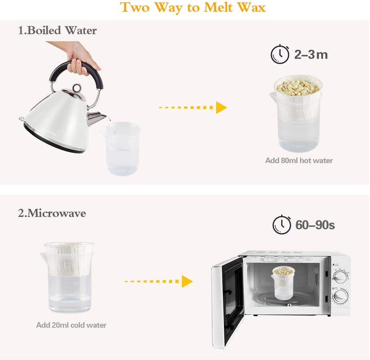 Wokaar Nose Wax Kit, 100 g Wax, 30 Applicators, 15-20 Uses. Nose & Ear Hair Removal for Men and Women- Safe, Easy, Quick & Painless Hair Remover